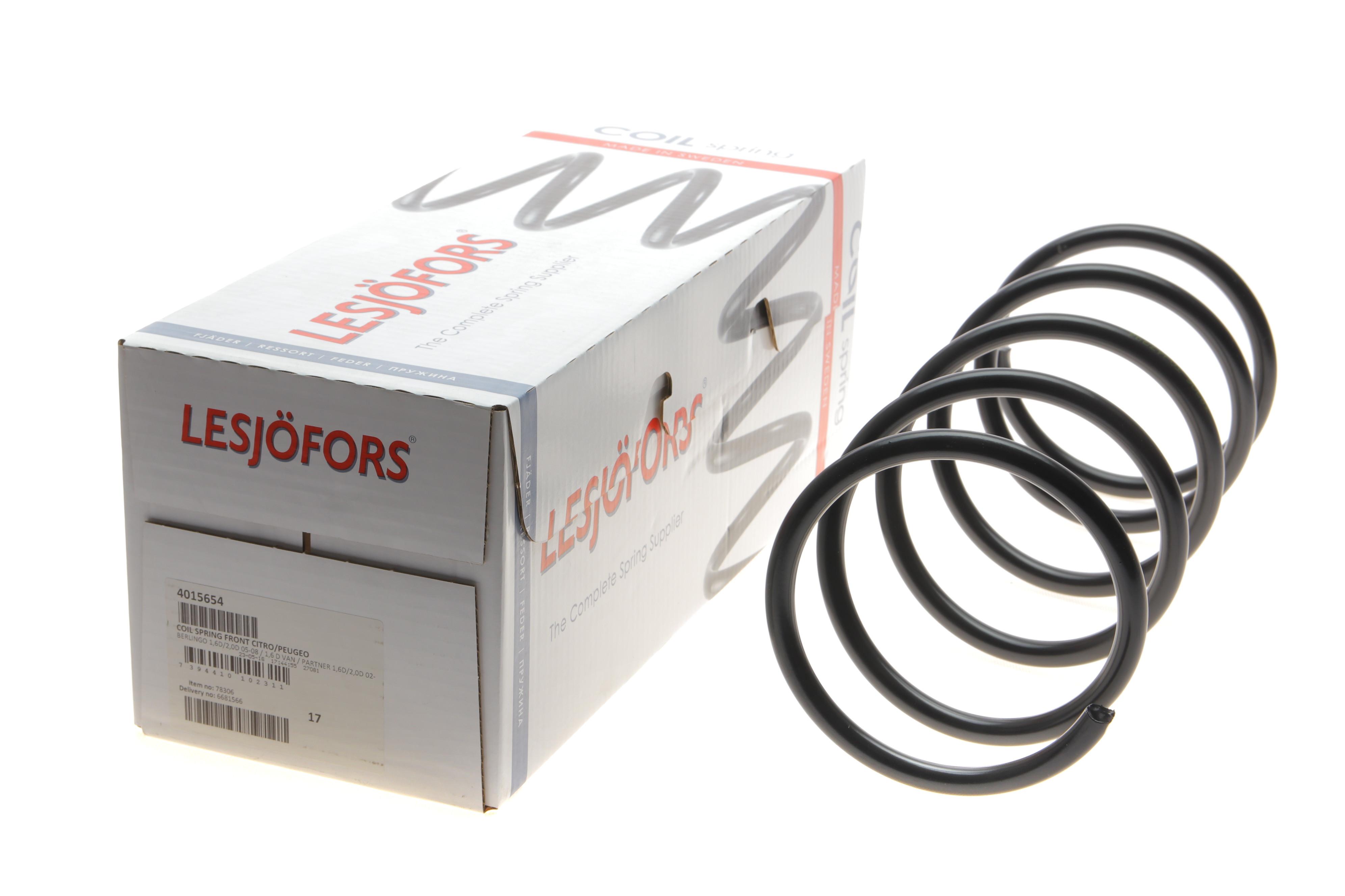 Пружина (передня) Citroen Berlingo 2.0HDi 02-05/1.6HDI 05-11 (+AC) (фургон/вен) (нагр.600-800кг)