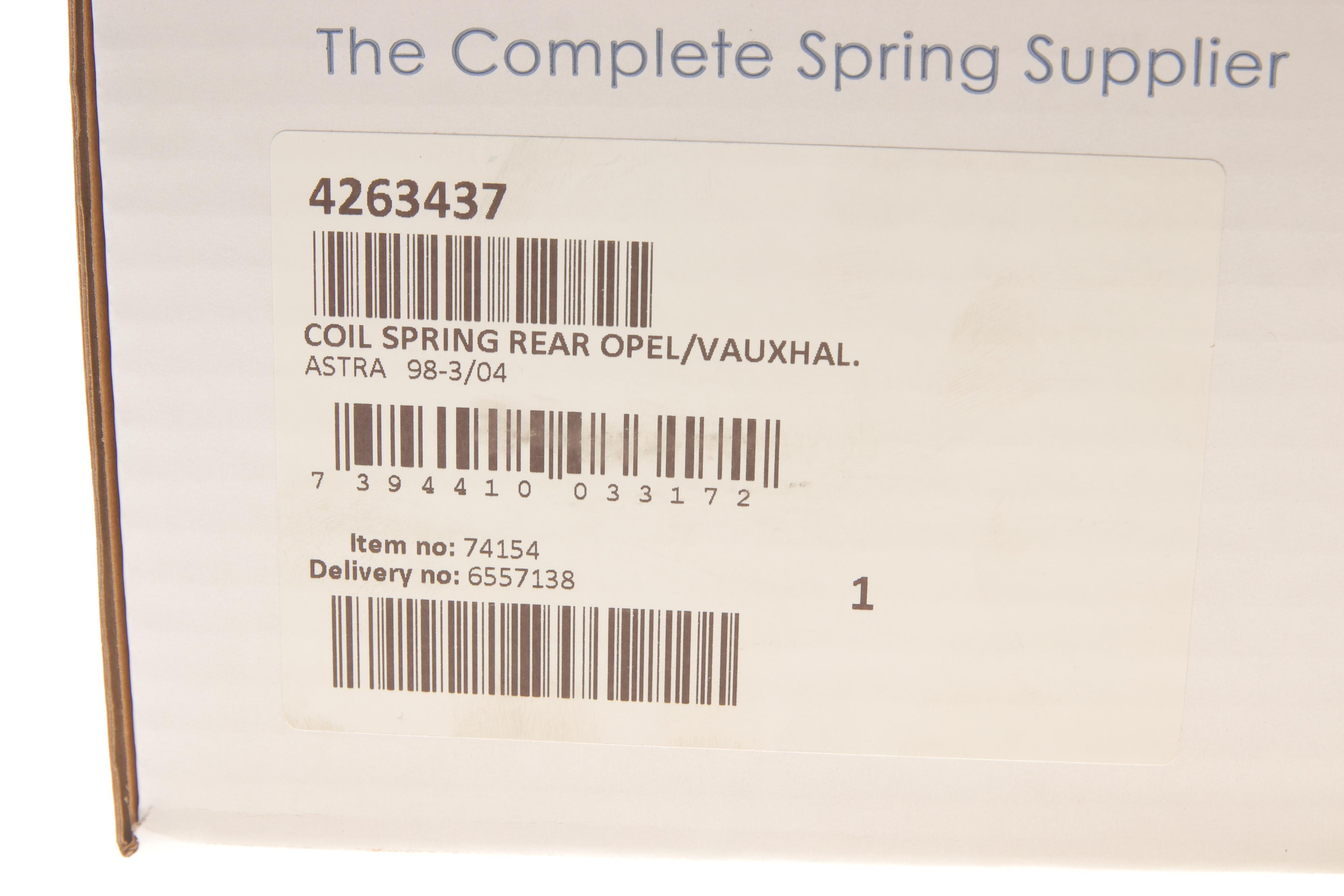 Пружина (задня) Opel Astra G 1.2-2.2 16V/1.7TD/CDTI/1.7-2.2DTI 98-09 (седан/накл.з.ч) (з пост.d)