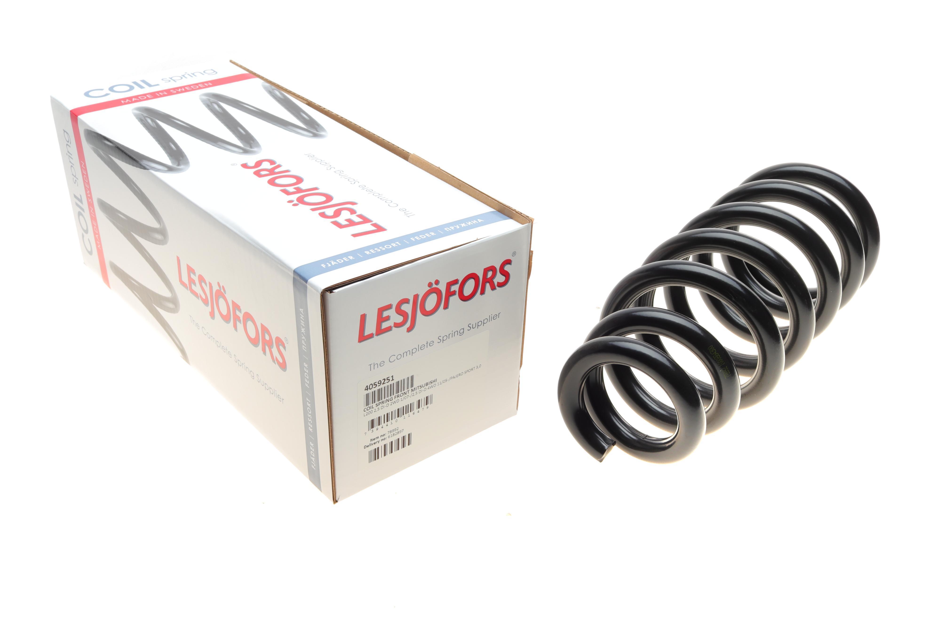 Пружина (передня) Mitsubishi L200 2.5D/DI-D 05-15 (Пикап)/Pajero Sport 3.0 4WD 09-14 (везд.закр.)