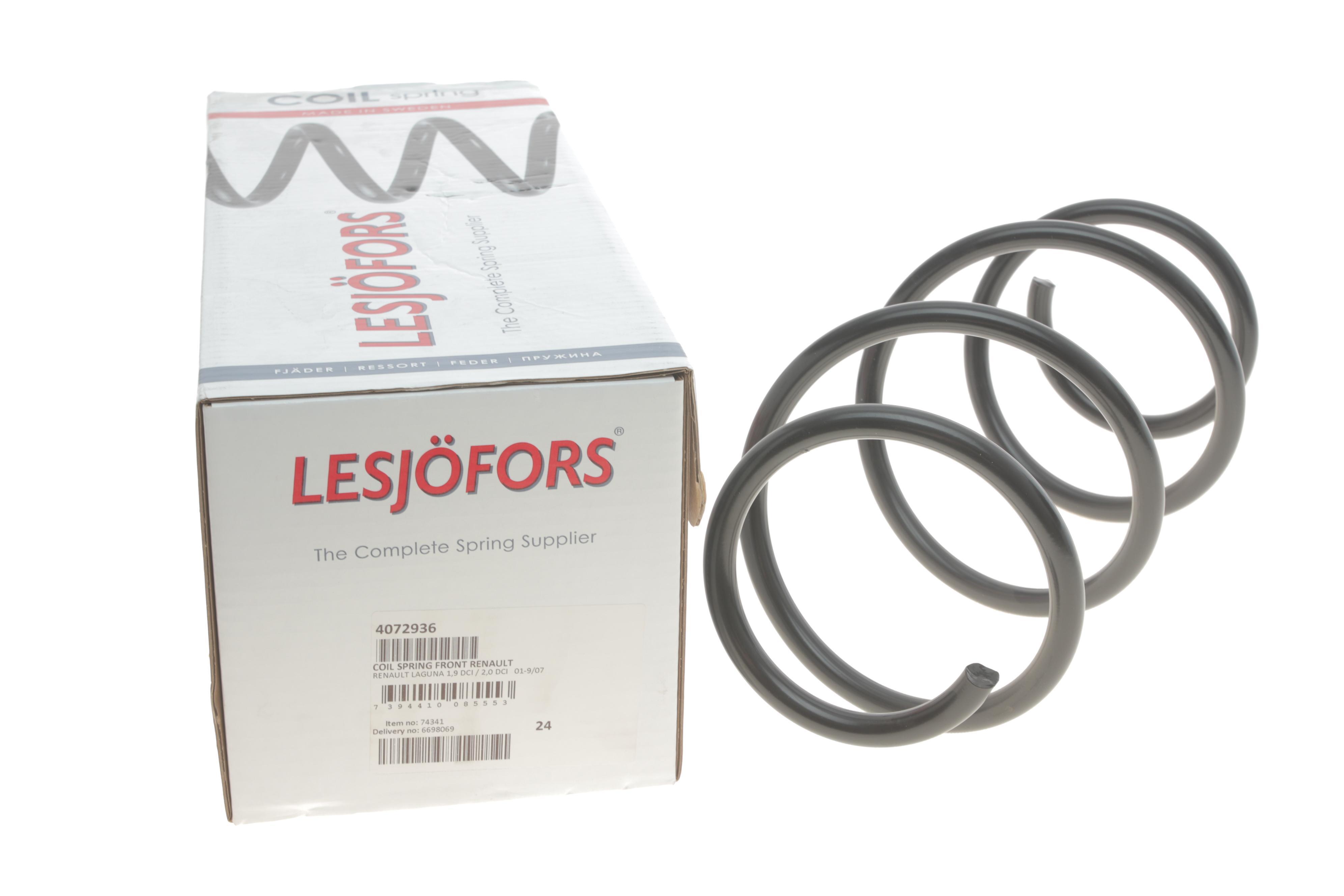 Пружина (передня) Renault Laguna II 1.9dCi/2.0dCi 01-07 (універсал/нах.зад.частина)