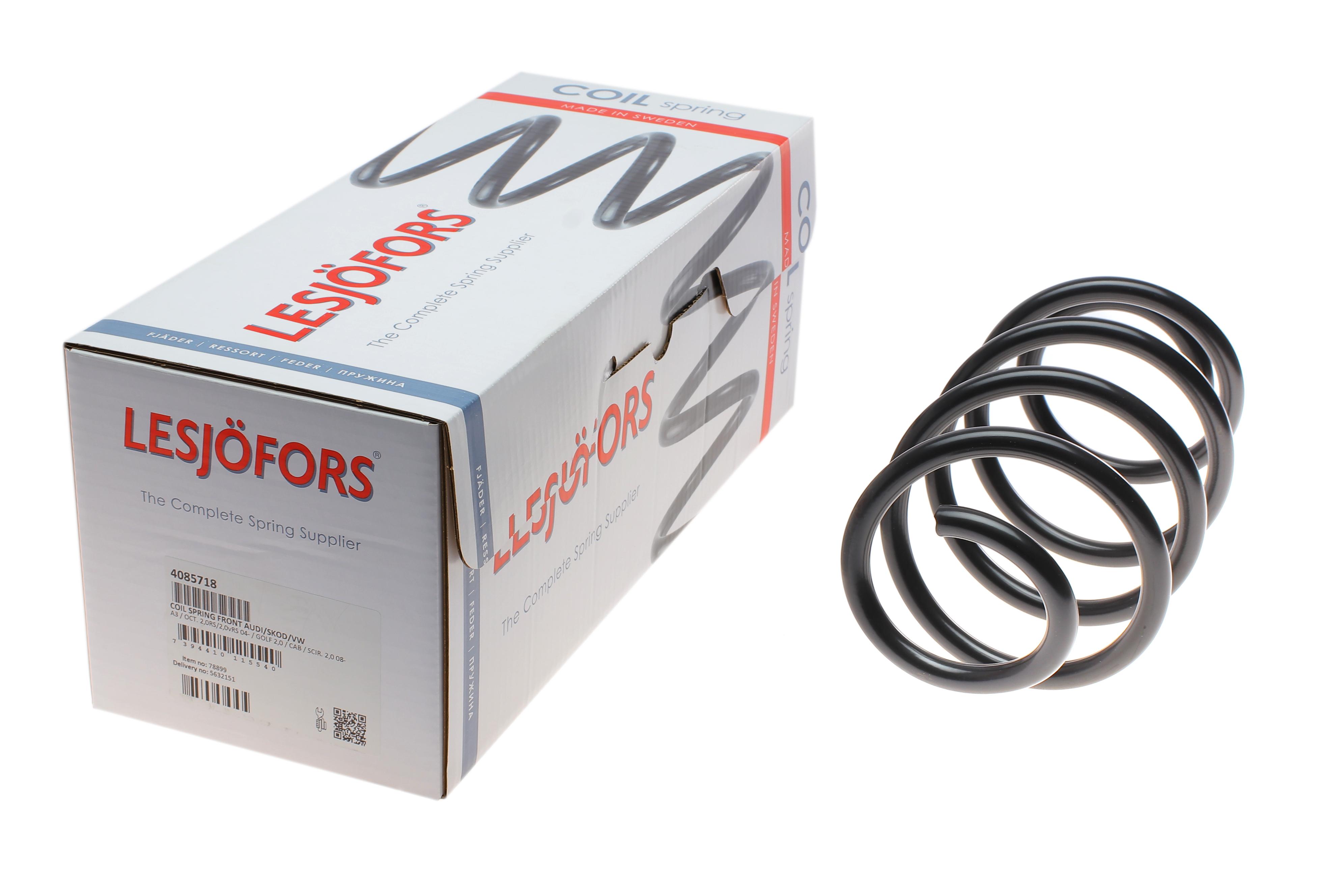 Пружина (передня) Skoda Octavia II 2.0RS/TDI RS/VW Golf V/VI/Audi A3 1.9-2.0TDI 03-13 (з спорт.х.ч)