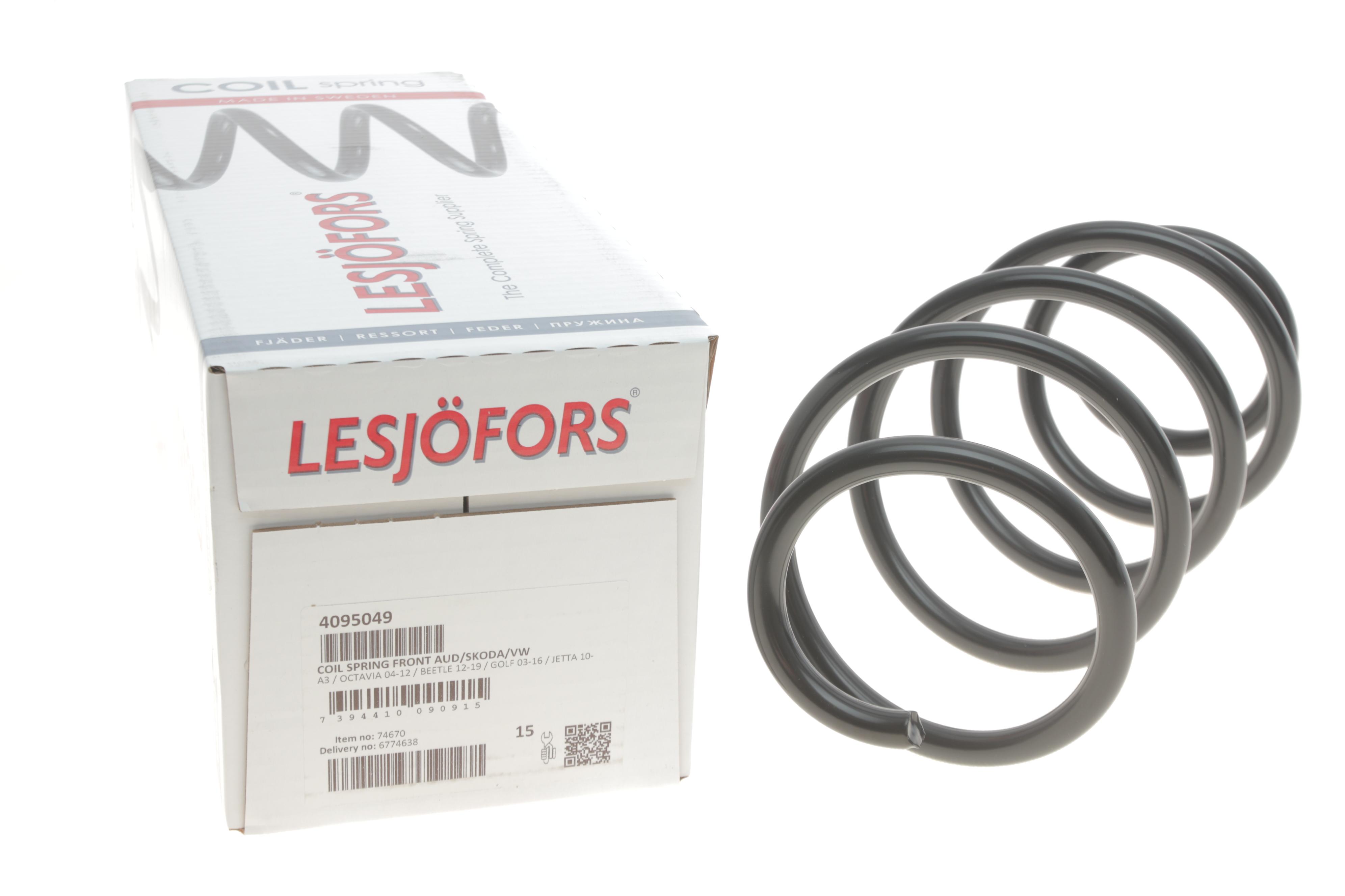 Пружина (передня) VW Golf V/VI/Skoda Octavia 1.2-1.4TSI/1.4-1.6/1.6FSI 03-13 (унив/накл.з.ч)/Jetta