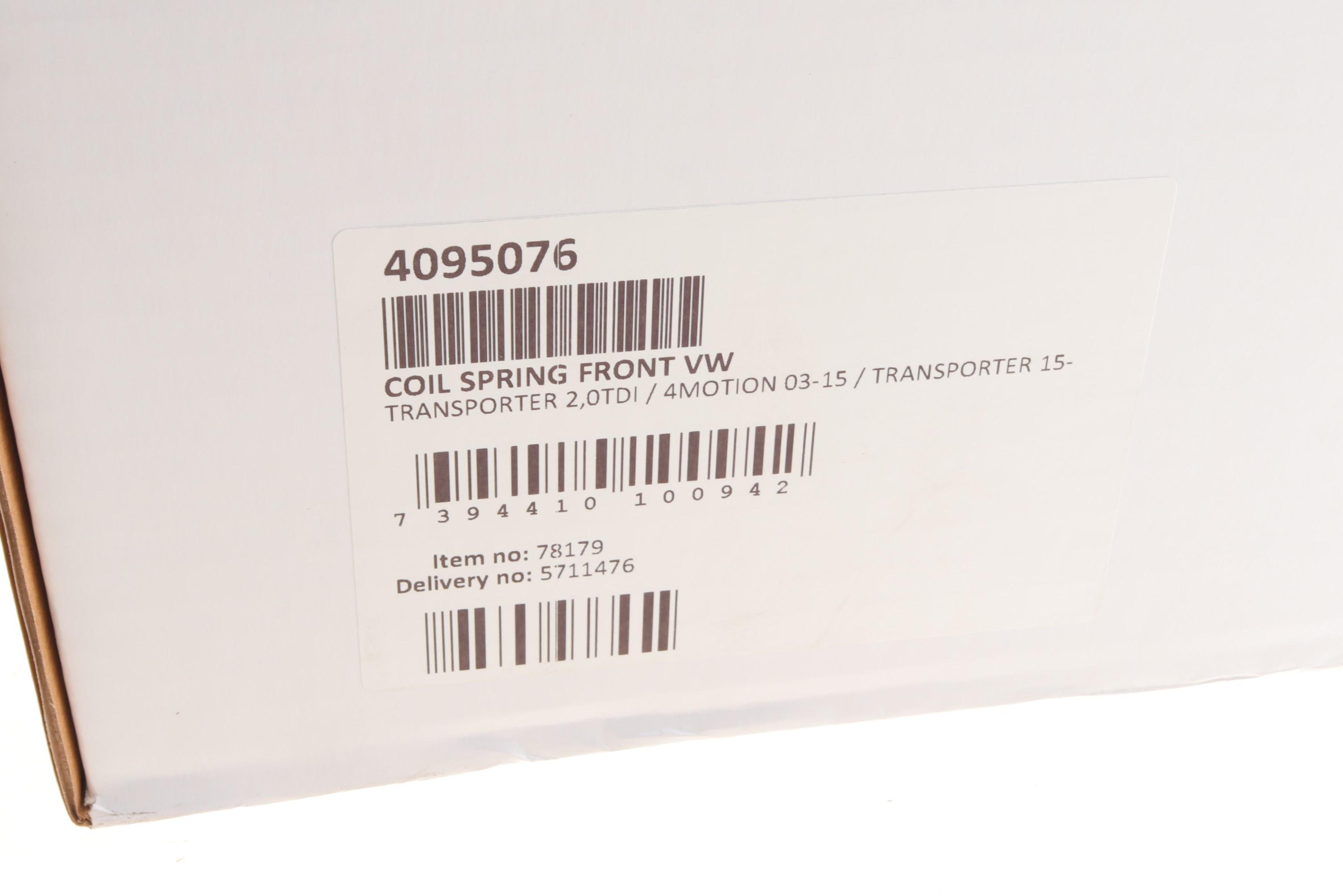 Пружина (передня) VW T5/Multivan V 2.0BiTDI/TDI/2.5TDI/3.2 4motion 03-15/T6 2.0TDI 4motion 15-