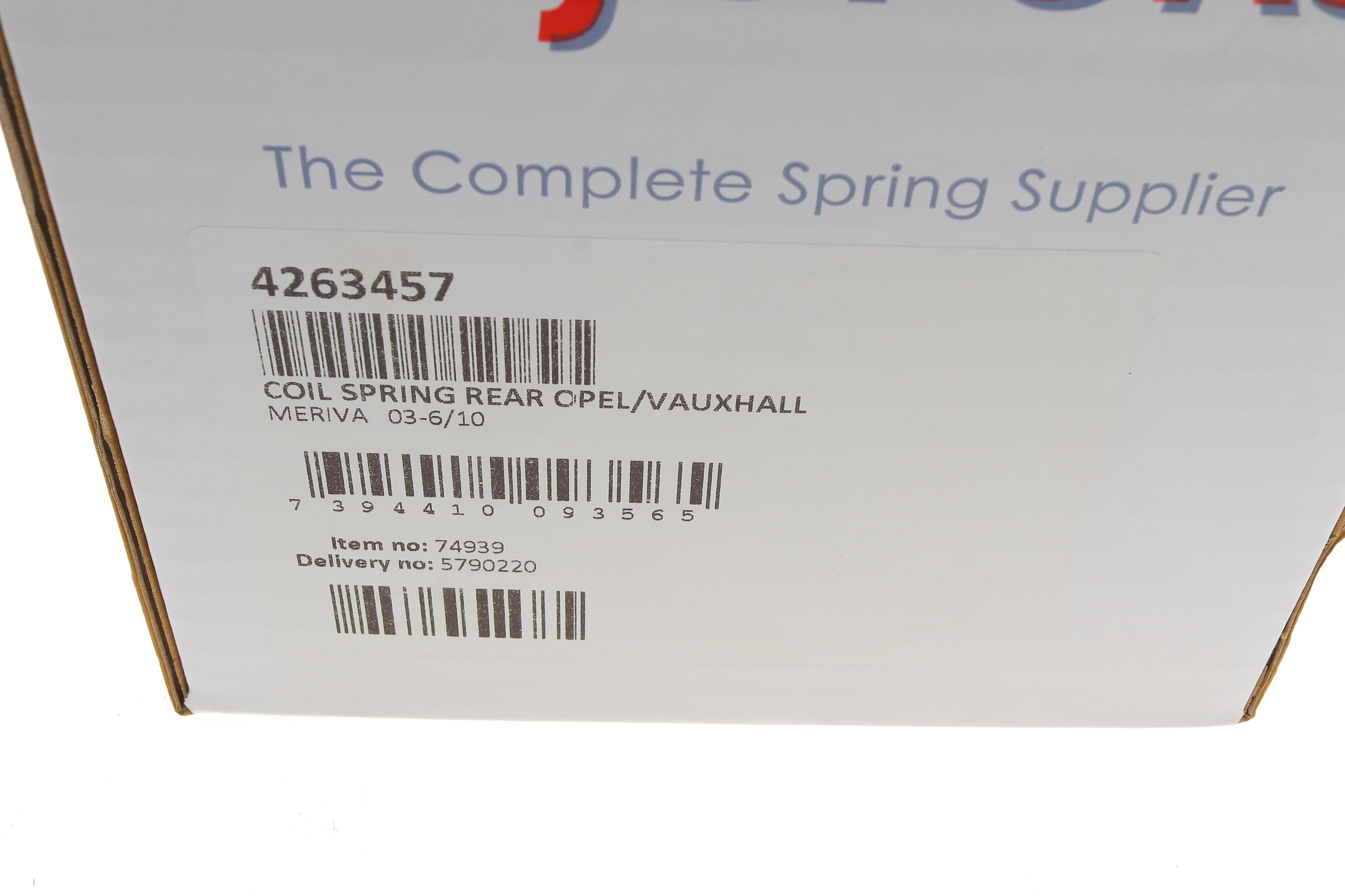 Пружина (задня) Opel Meriva A 1.3CDTI/1.4 16V Twinport/1.6/1.7CDTI/DTI/1.8 03-10 (вен)(з пост.d)