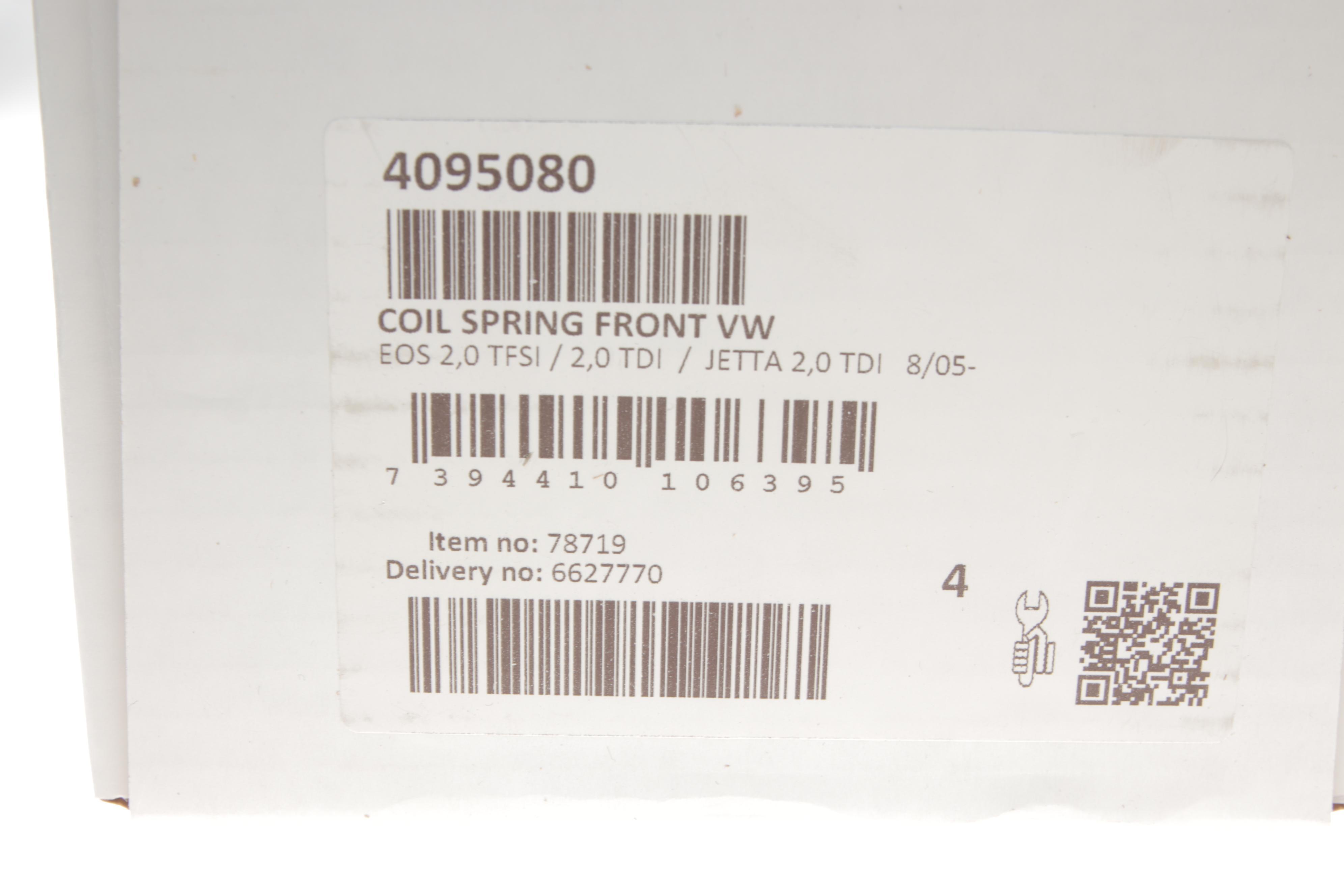 Пружина (передня) VW Golf V/VI/Skoda Octavia 1.6TDI/1.9-2.0TDI/FSI 4motion/4x4 04-13 (унив/накл.зч)