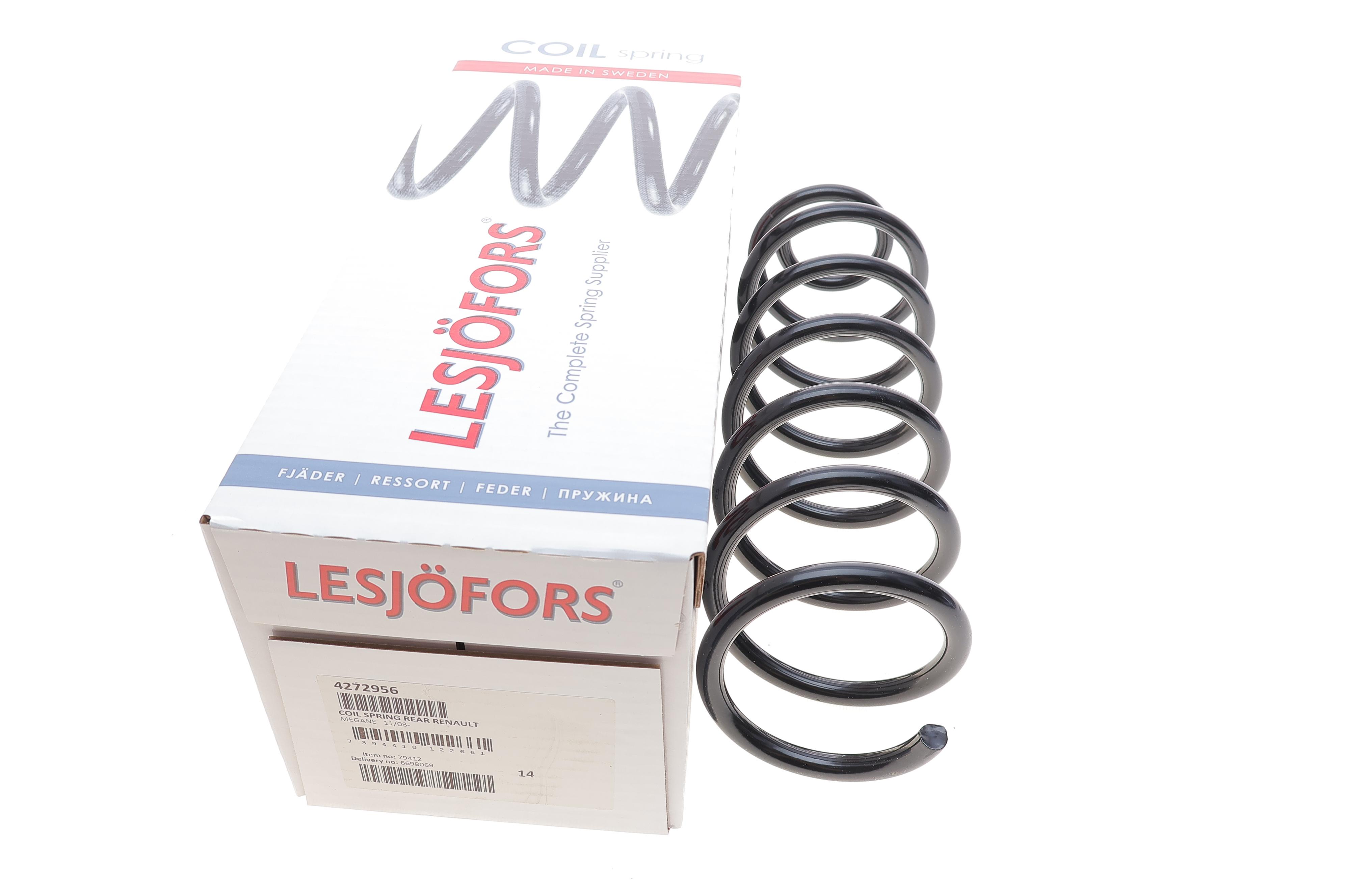 Пружина (задня) Renault Megane III 1.2TCe/1.4TCe/1.5-1.9dCi/1.6 16V 08- (нах.зад.частина)