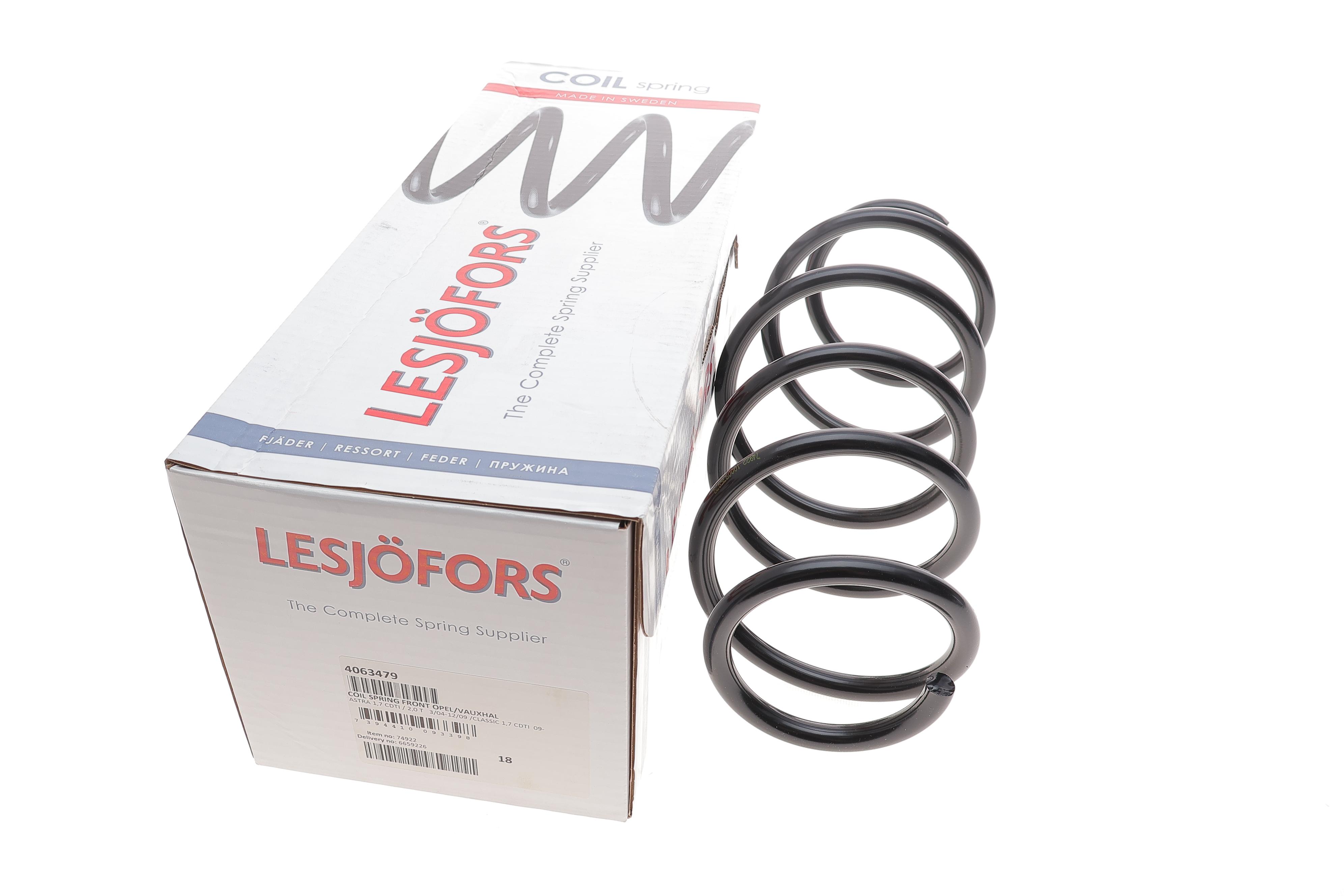 Пружина (передня) Opel Astra H 1.7CDTI/1.6-2.0 Turbo 04-10 / 09- (седан/унив/накл.ч)(без спорт.ход)