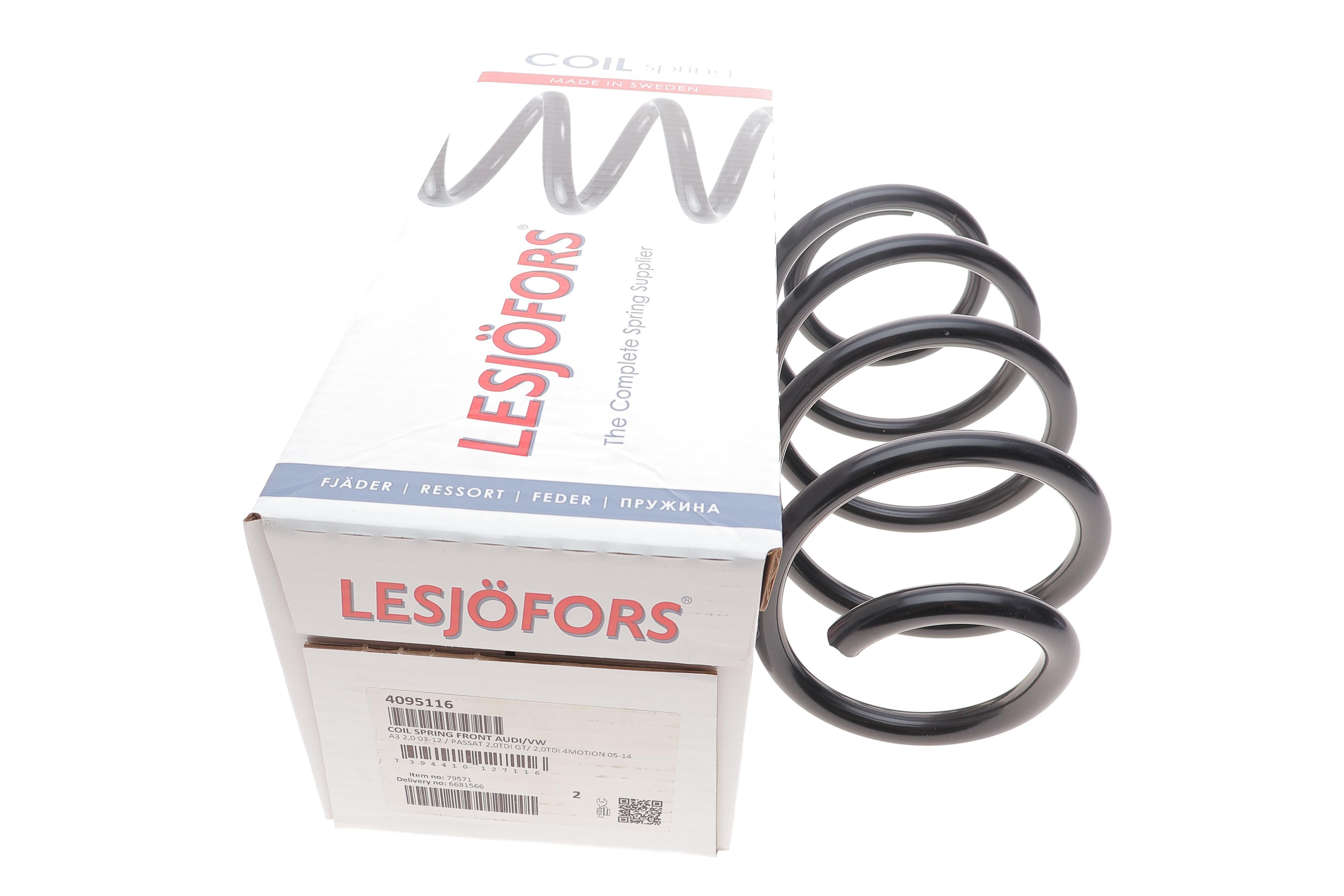 Пружина (передня) VW Passat B6/B7 2.0TDI/4motion 05-14 (седан/унив)/Audi A3 2.0FSI/TFSI 03-13