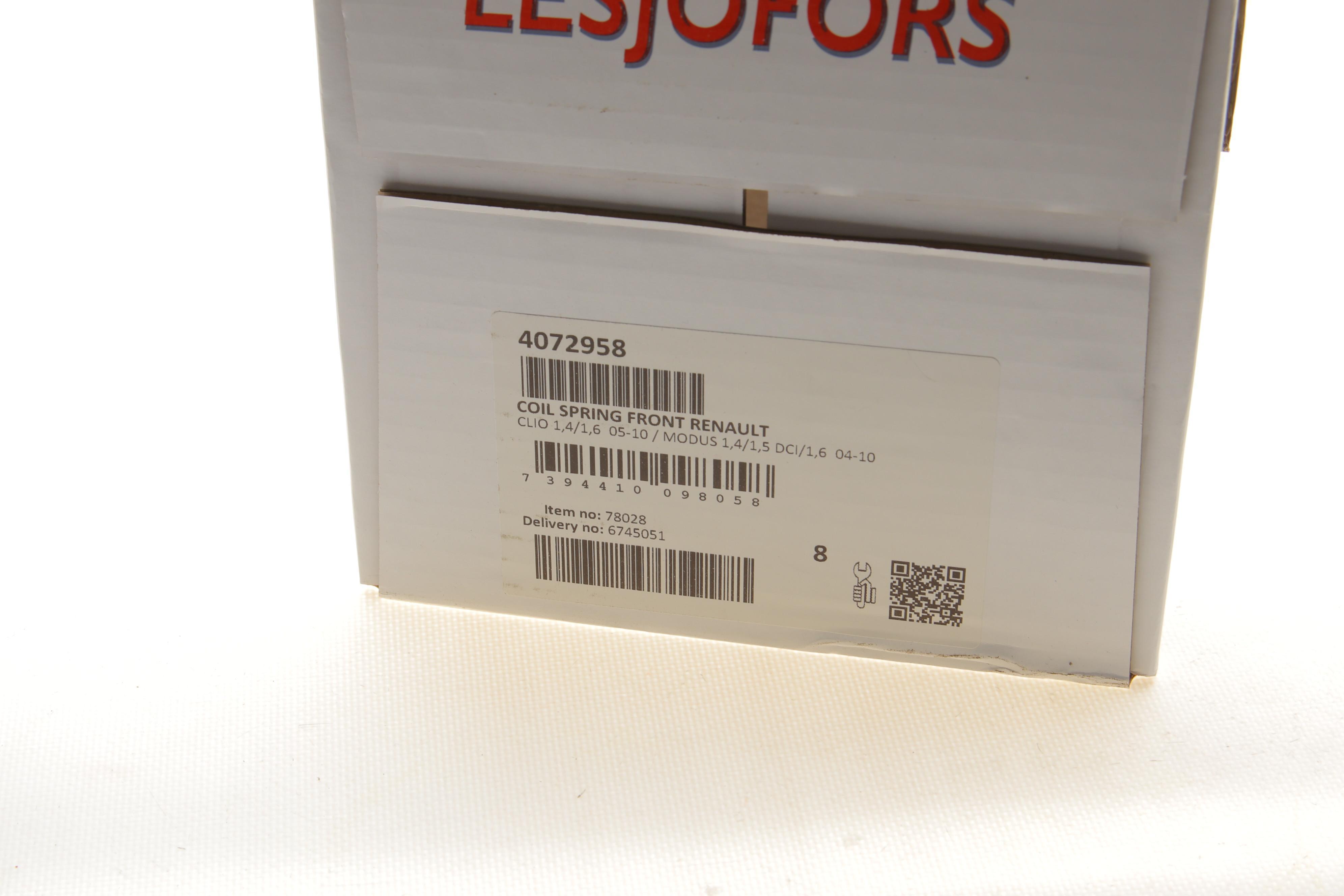 Пружина (передня) Renault Clio III 1.4-1.6 16V 05-10 (унив./накл.зад.ч)/Modus 1.4/1.6/1.5dCi 04-10