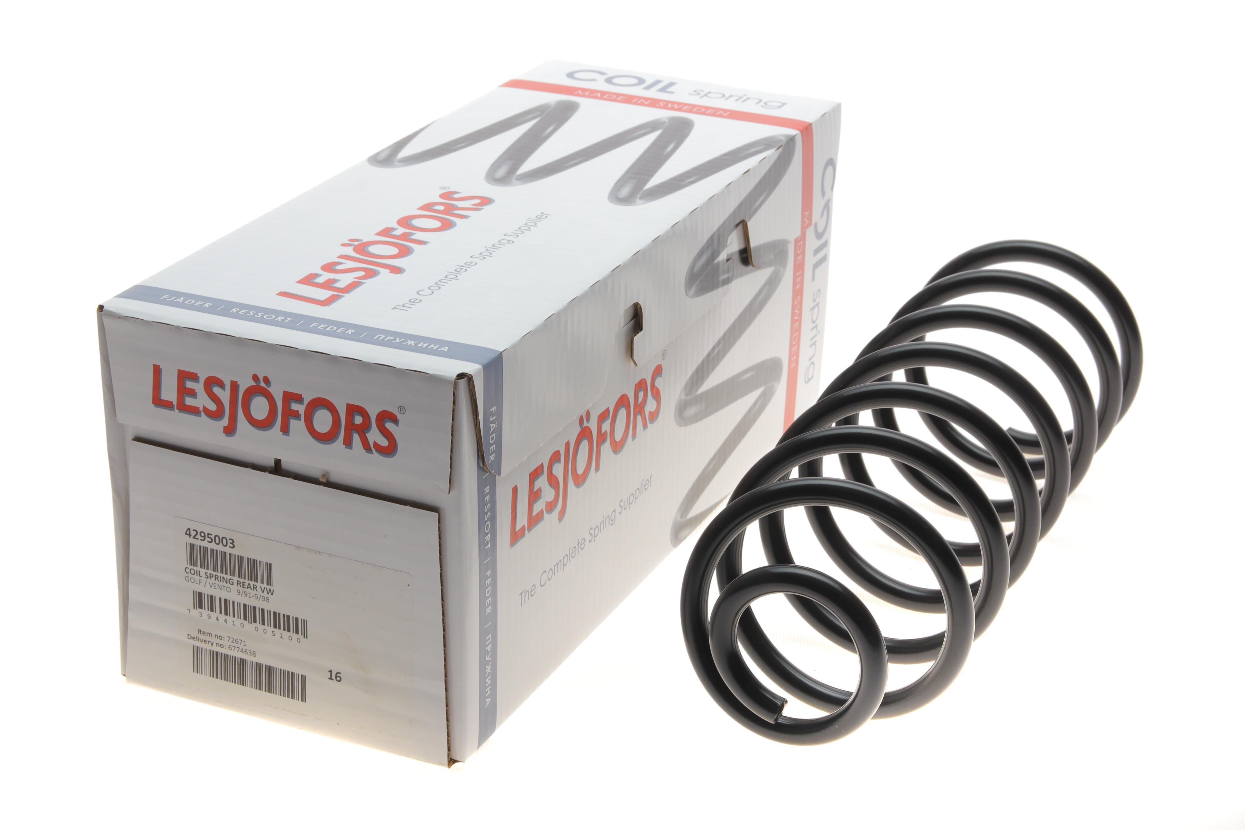 Пружина (задня) VW Golf III 1.4-2.0/1.9D/SDI/TD/TDI/2.0GTi 16V/2.8 VR6 91-97 (накл.з.ч/фургон)