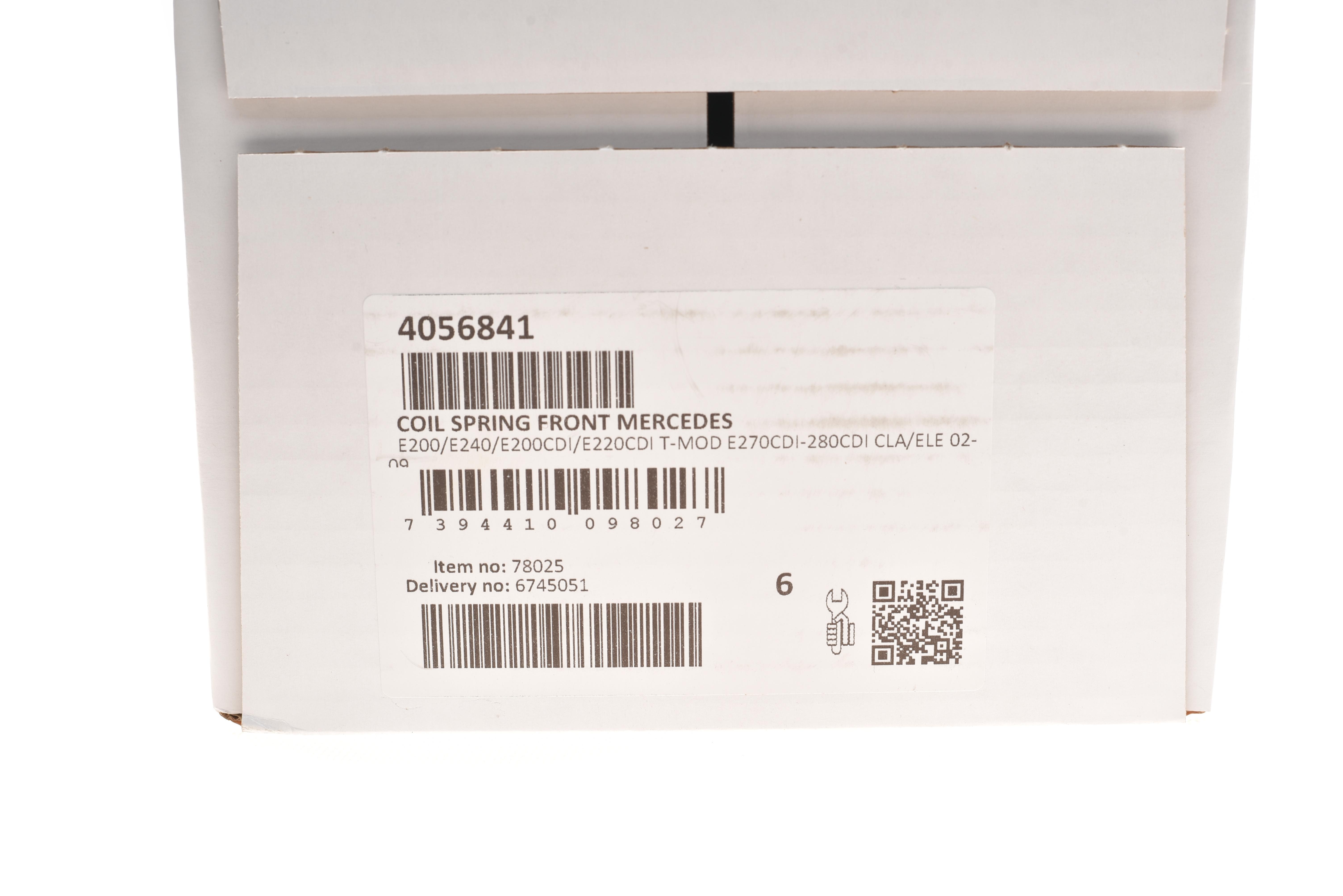 Пружина (передня) MB E-class (W211/S211) E200-220CDI АКПП/E230-500 02-09 (седан/унив)(Classic/Elegan