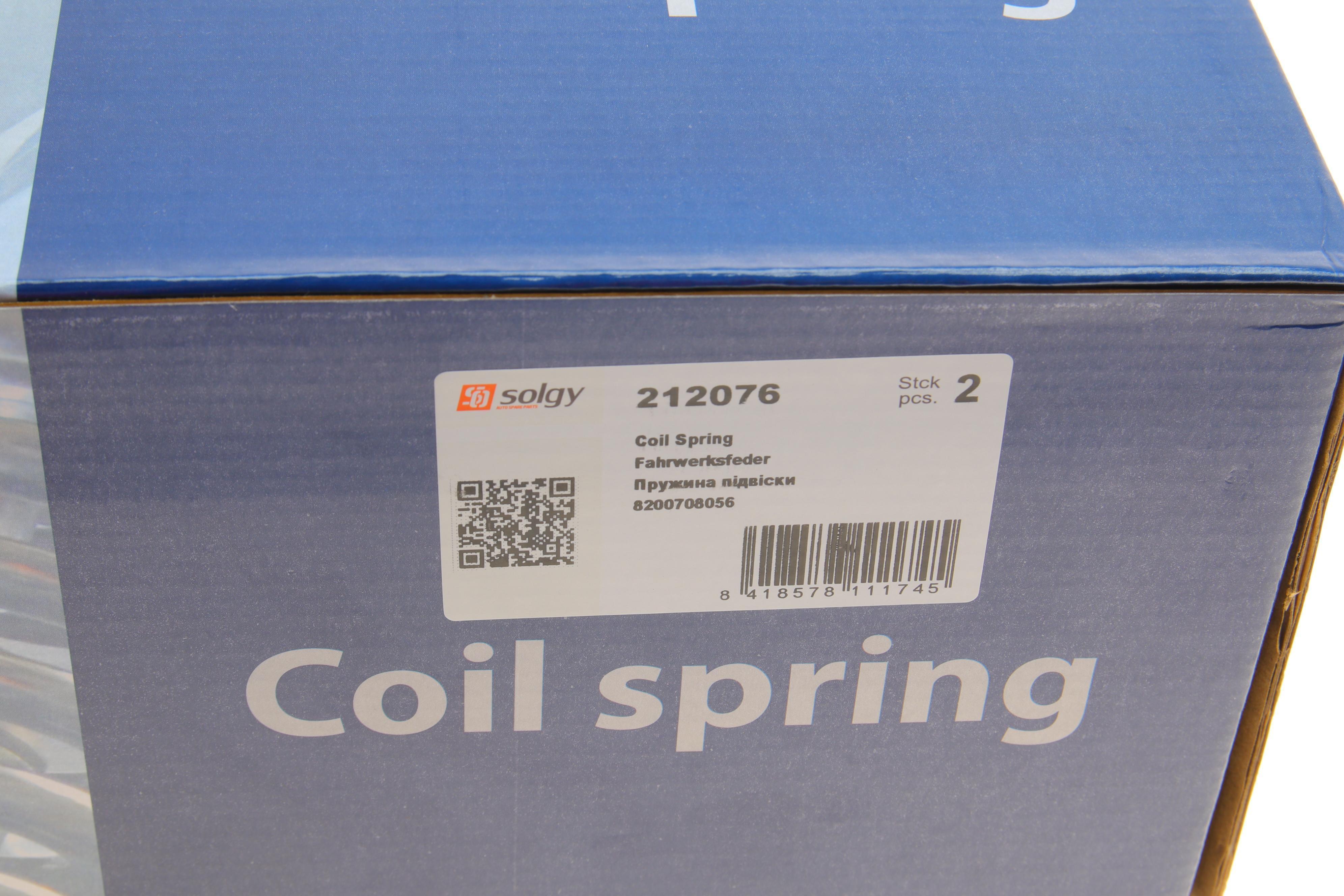 Пружина (передня) Dacia Logan 1.6 16V 10- (седан)/Sandero 1.2 16V/1.4/1.6 16V 08- (нах.зад.частина)