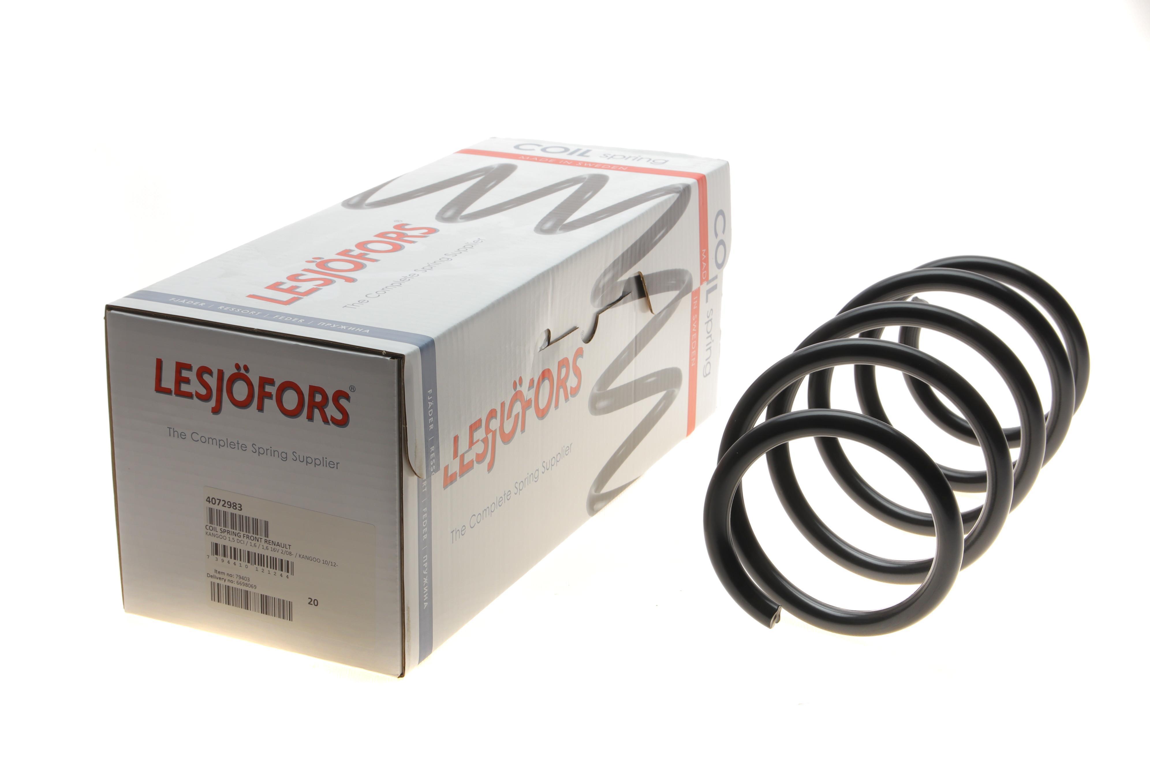 Пружина (передня) Renault Kangoo 1.5dCi/1.6/1.6 16V 08- (вен/фургон) (осн:Kangoo/Express)