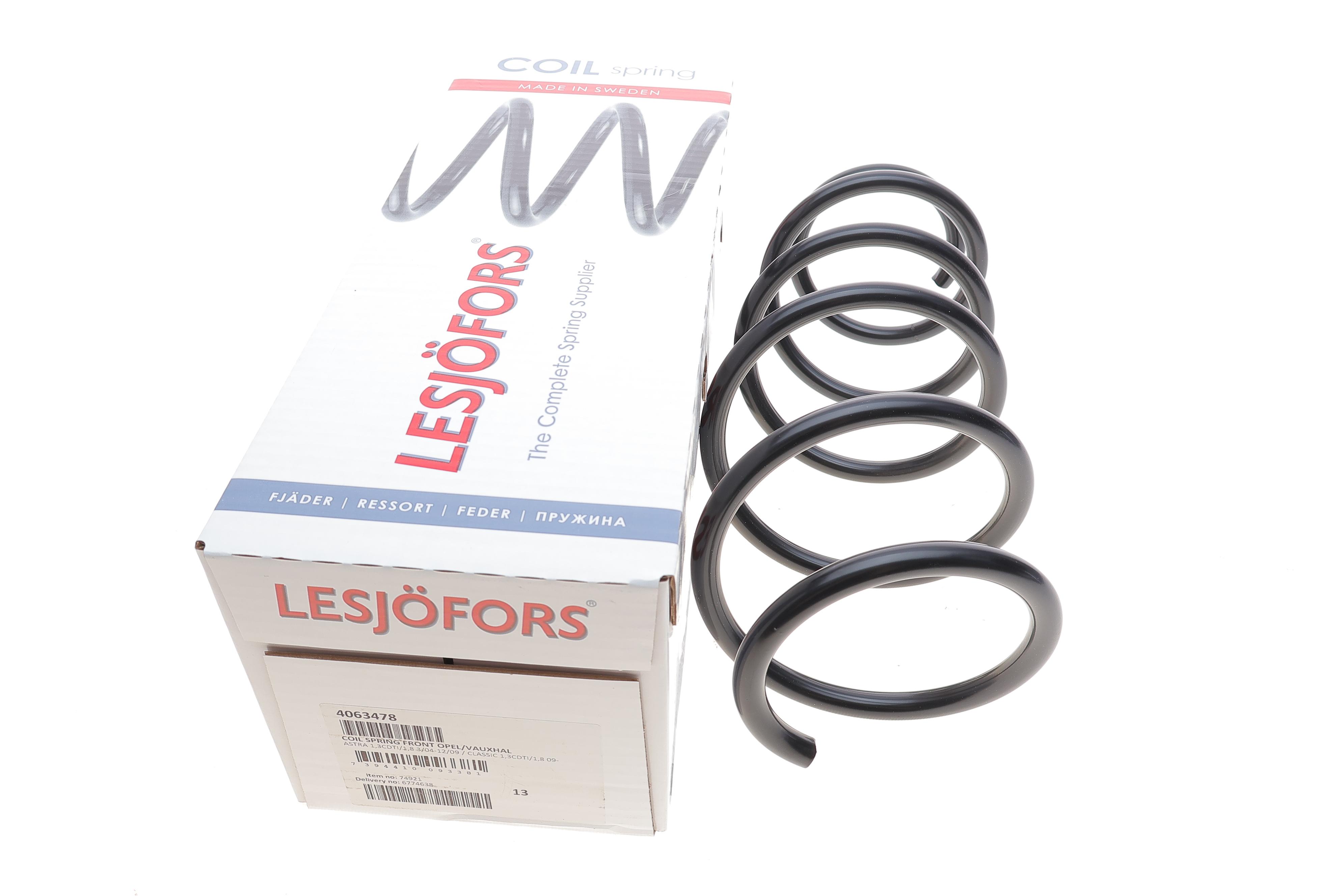 Пружина (передня) Opel Astra H 1.3CDTI/1.8 04-14 / 09- (седан/унив/накл.з.ч/фург)(без спорт.ход.ч)