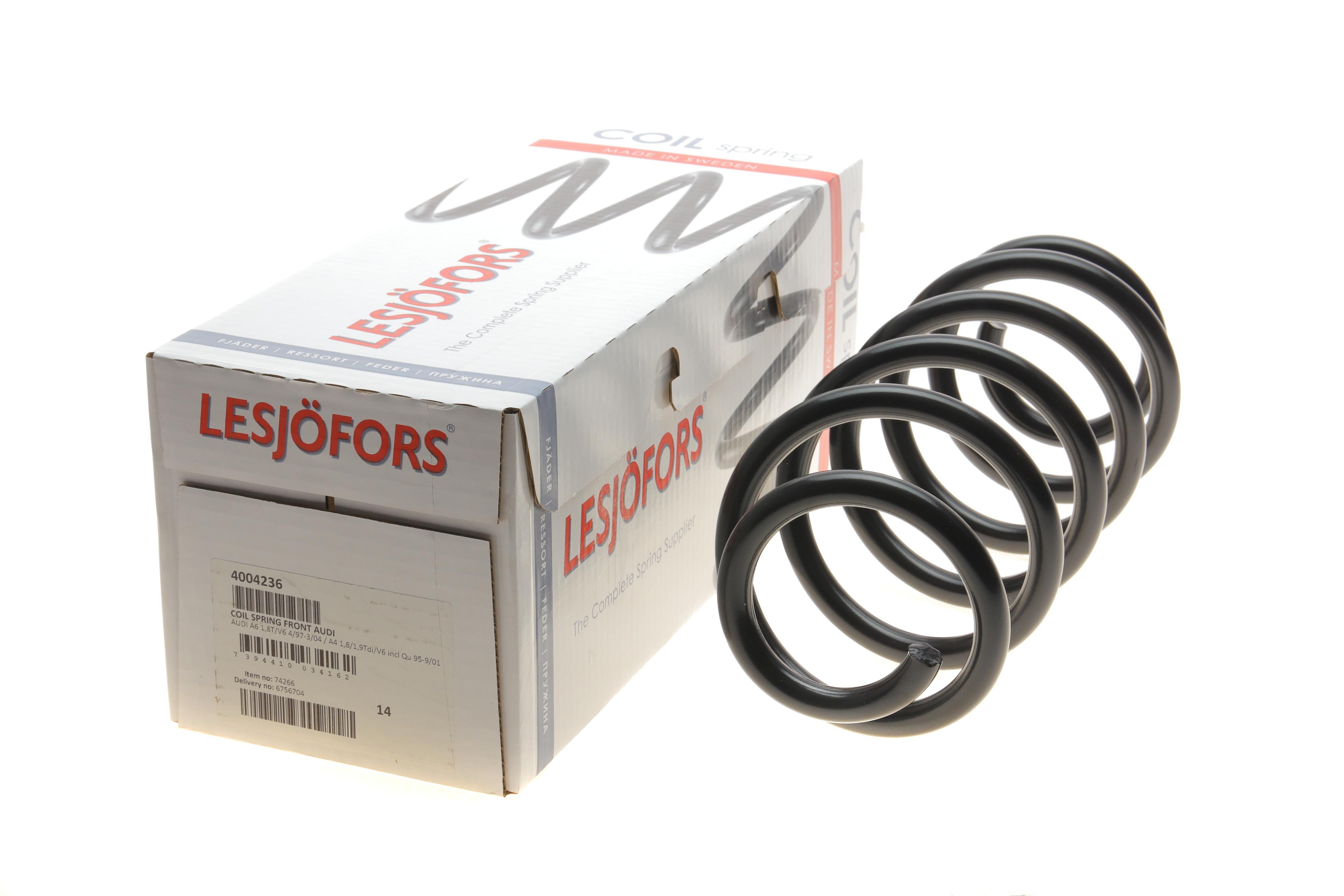 Пружина (передня) Audi A4 1.8/1.8T/1.9TDI/2.4-2.8 АКПП/A6 94-05 (седан/універсал)(без спорт.ход.ч.)