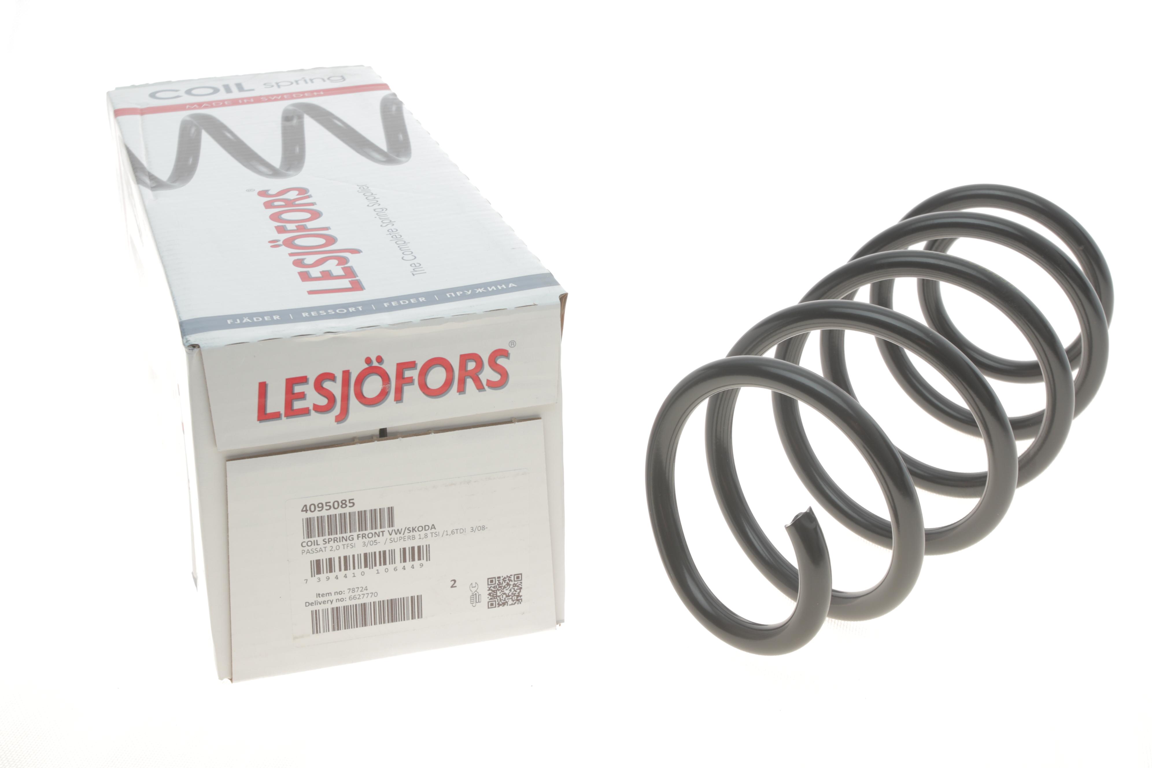 Пружина (передня) VW Passat B6/B7 1.6-2.0TDI/TSI/FSI 05-14 (седан/унив)/Skoda Superb 1.9TDI 08-15