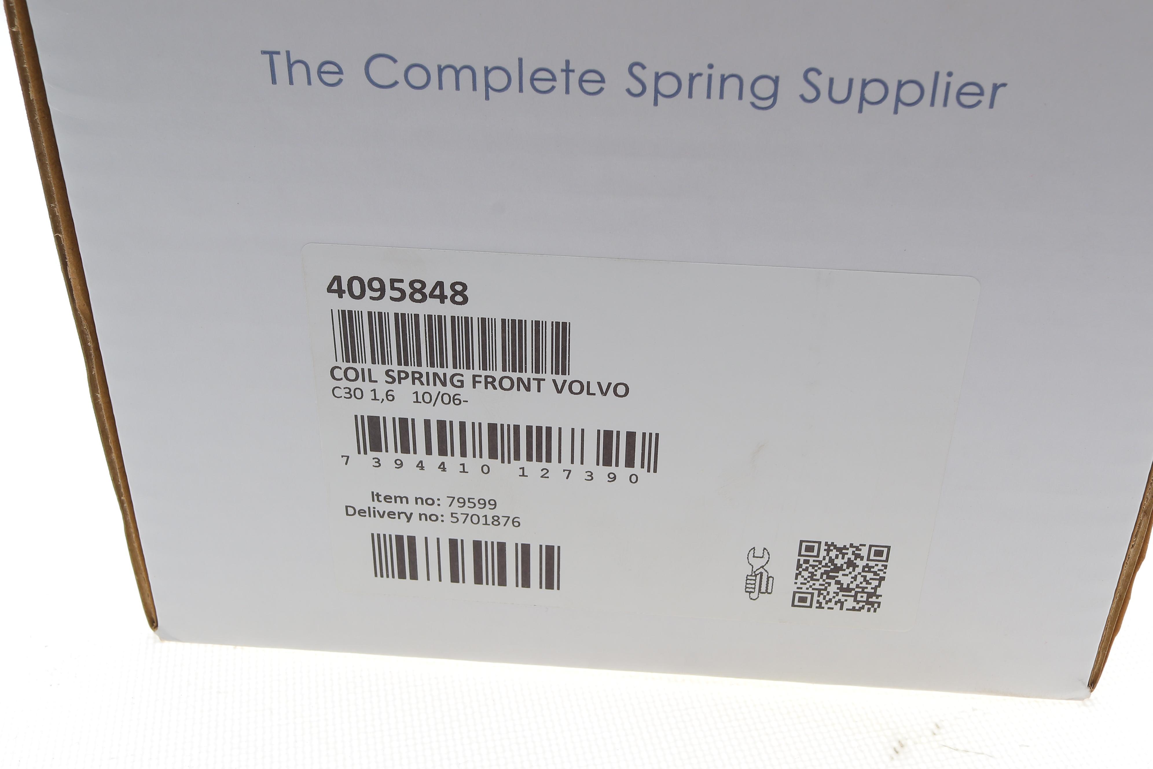 Пружина (передня) Volvo C30 1.6 06-12 (нах.зад.частина) (без спорт.ход.части)