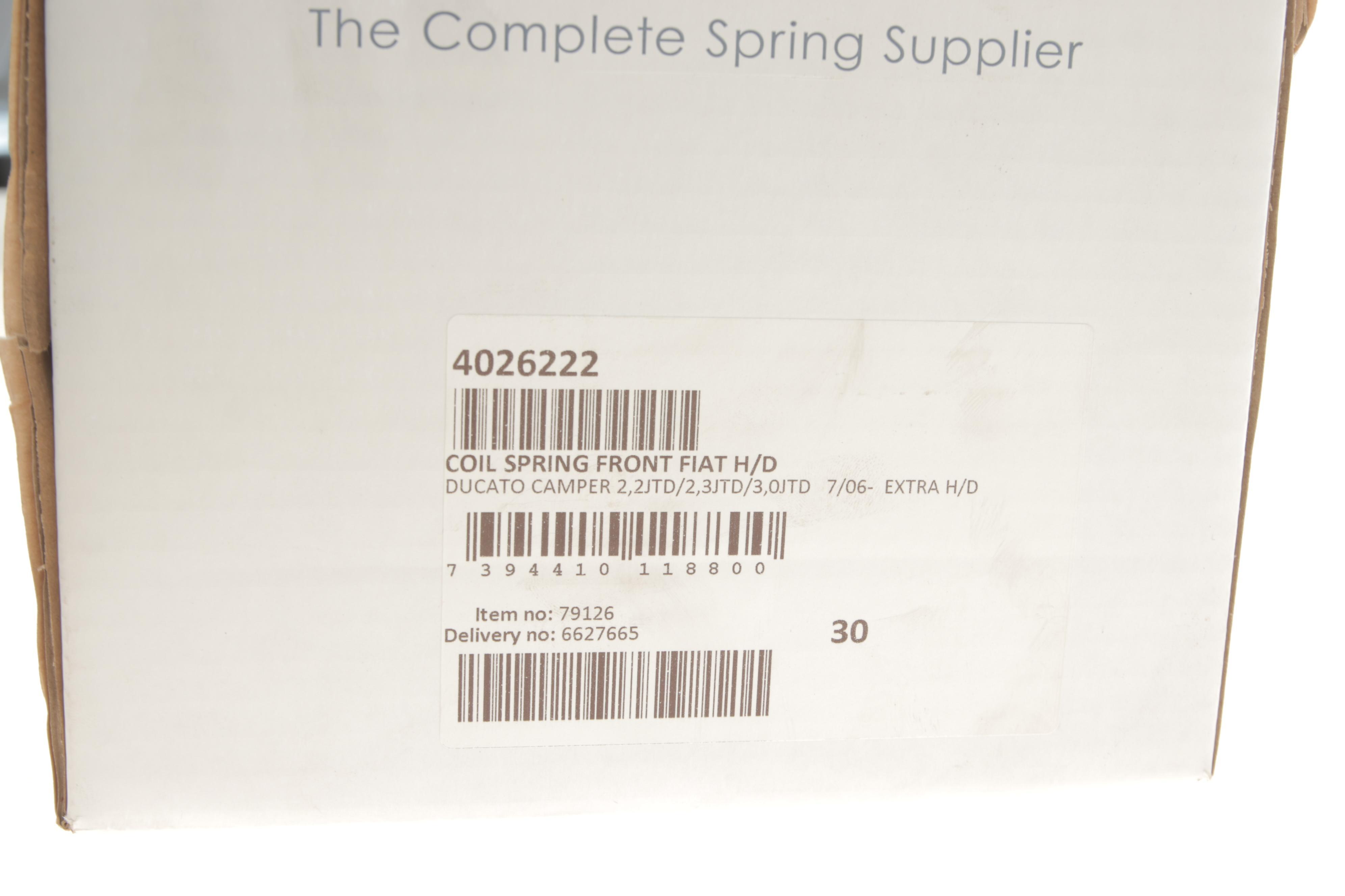 Пружина (передня) Fiat Ducato 2.0-3.0D 06- (з борт.пл.) (осн:Camper, Extra Heavy Duty) (HD)