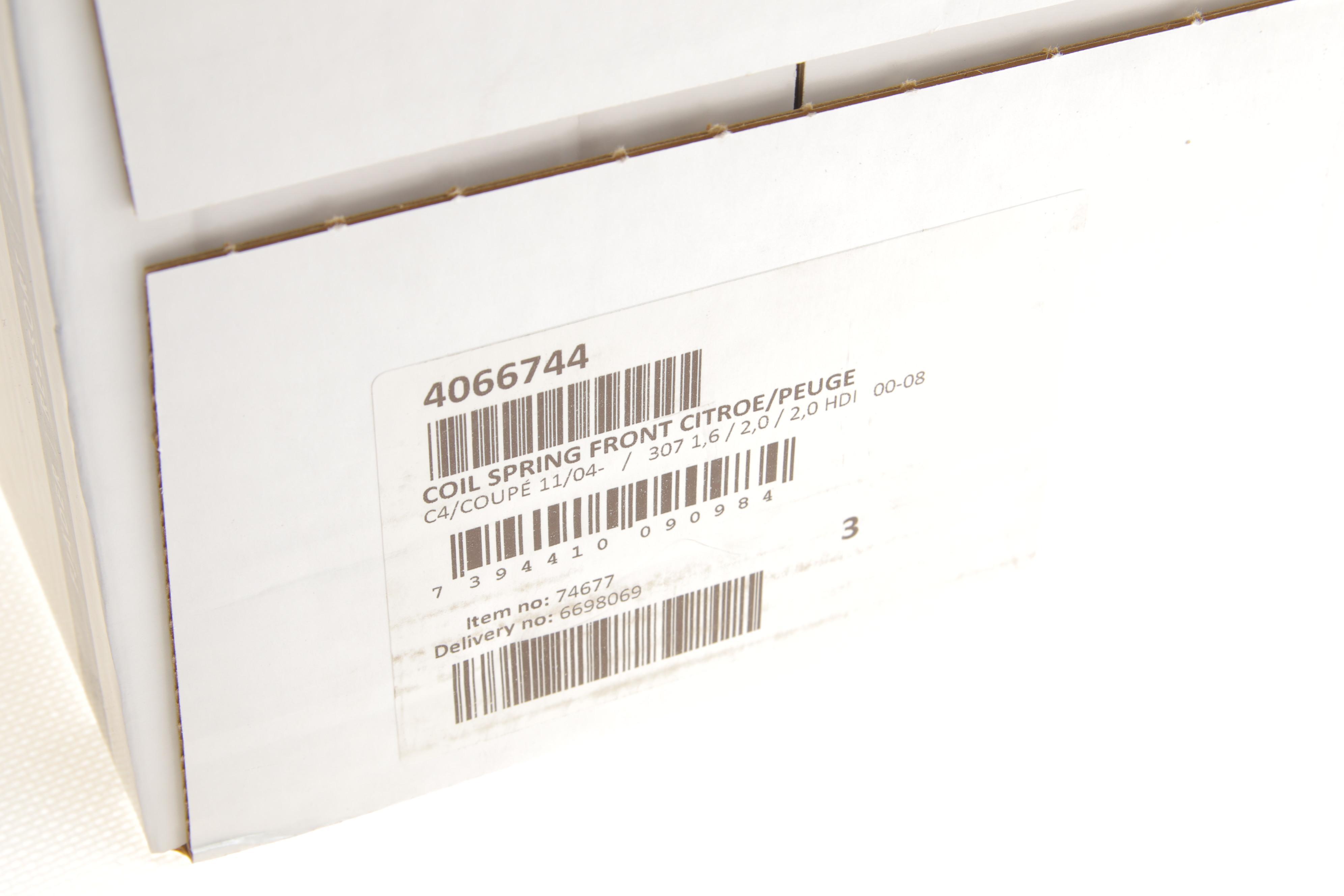 Пружина (передня) Peugeot 307/SW 1.6HDi/2.0/HDi/2.0 16V (АКПП для 2.0) 00-11/Citroen C4 04-11