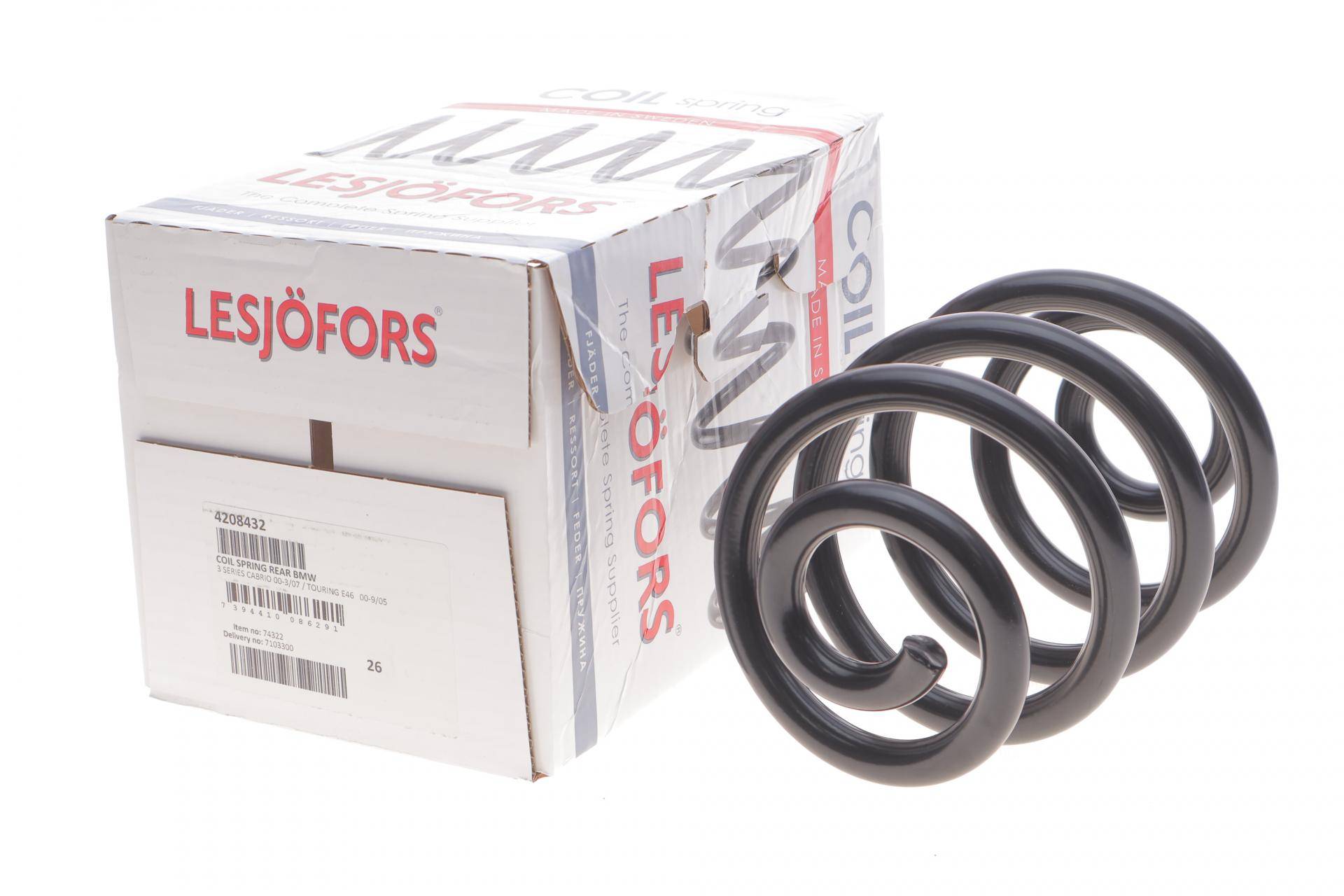 Пружина (задня) BMW 3 (E46) 330xd/316i/318d/i/320d/i/325i/328i/330d/i 99-07 (седан/унив) (з пост.д)