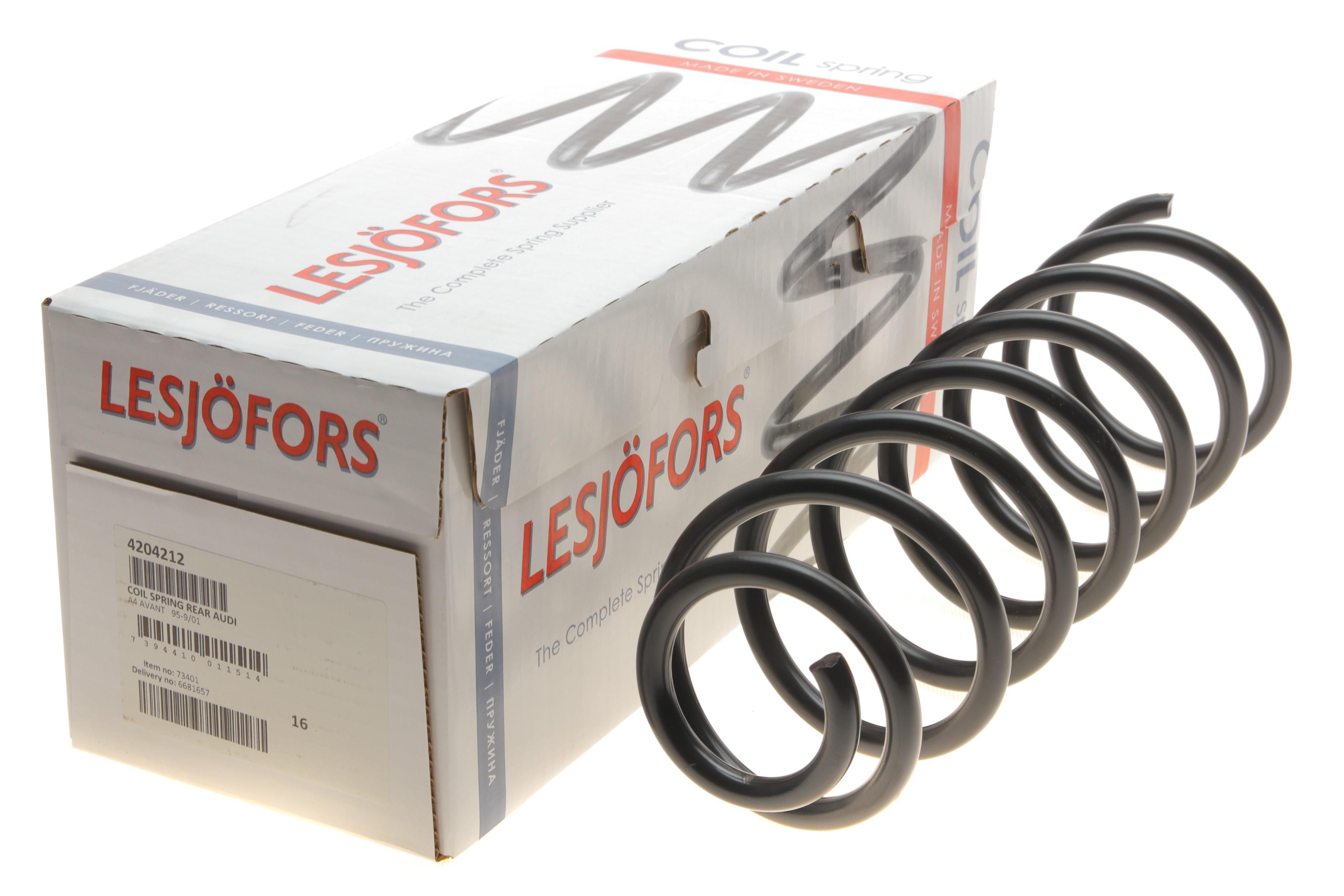 Пружина (задня) Audi A4 1.6/1.8/T/1.9TDI/2.4/2.6/2.8 94-01 (універсал) (без спорт.ход.части)