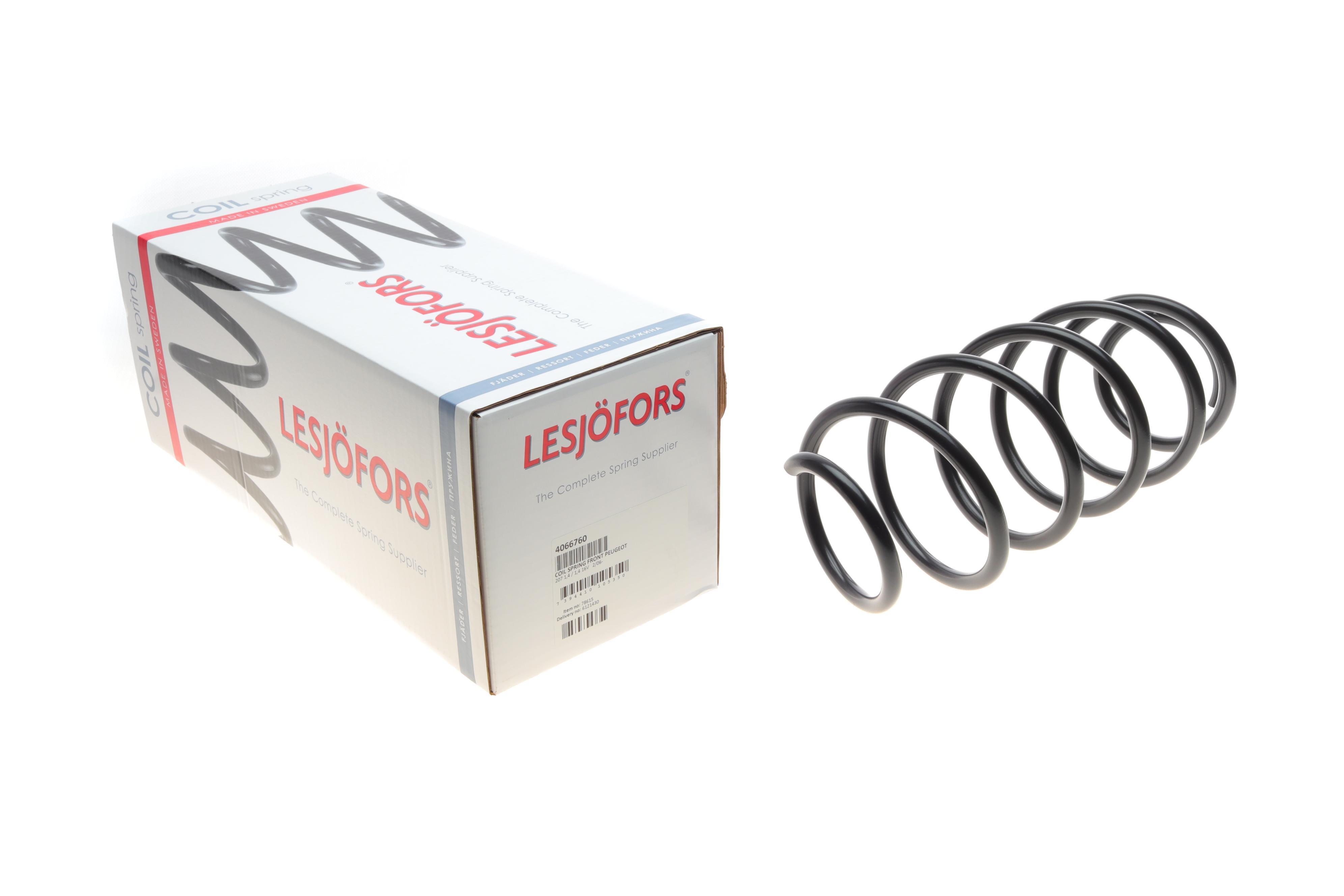 Пружина (передня) Peugeot 207 1.4/1.4 16V 06-13 (накл.зад.часть/универсал) (-AC)