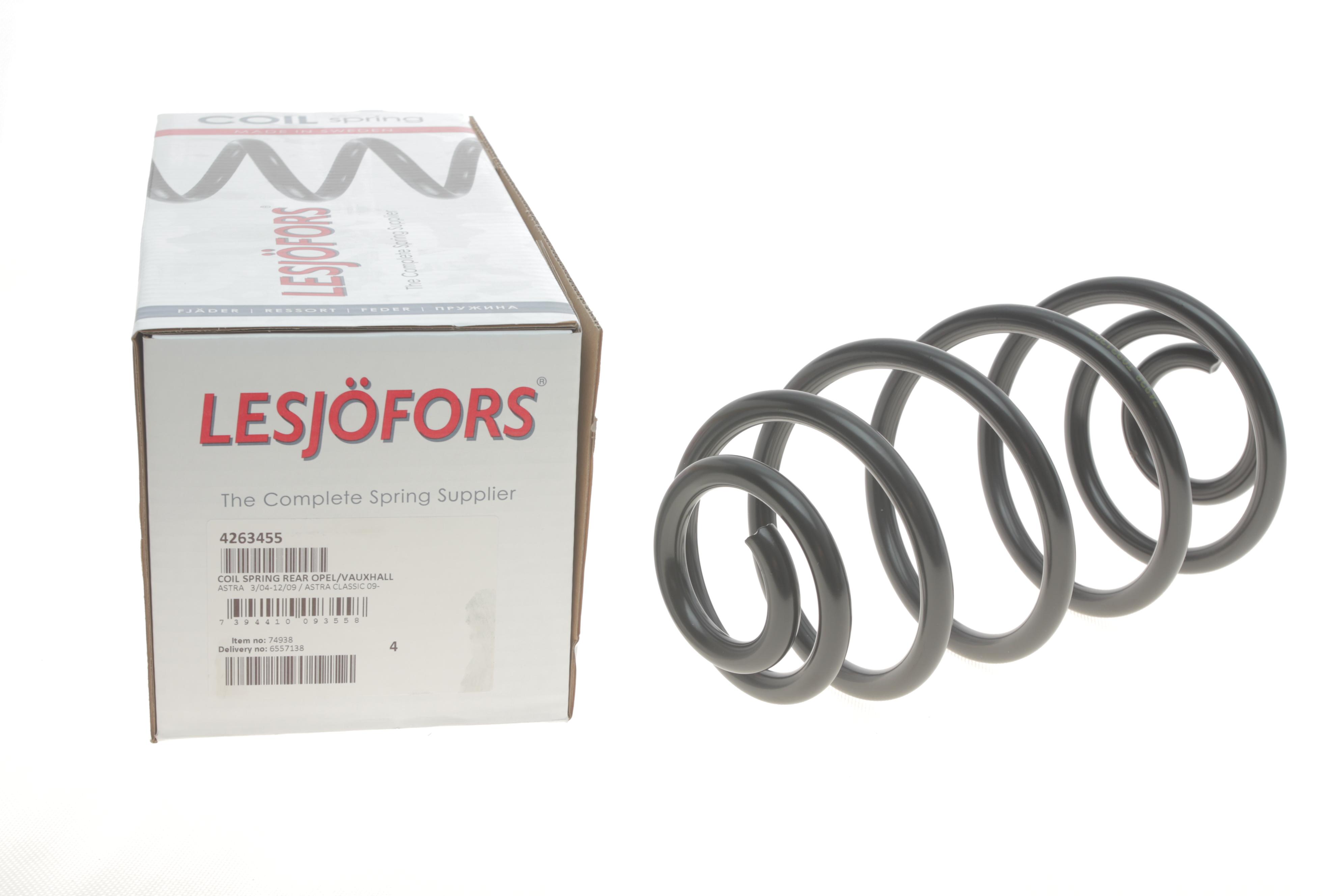 Пружина (задня) Opel Astra H 1.3-1.9CDTI/1.4-1.8/2.0Turbo 04- (седан/накл.з.ч) (з пост.d)