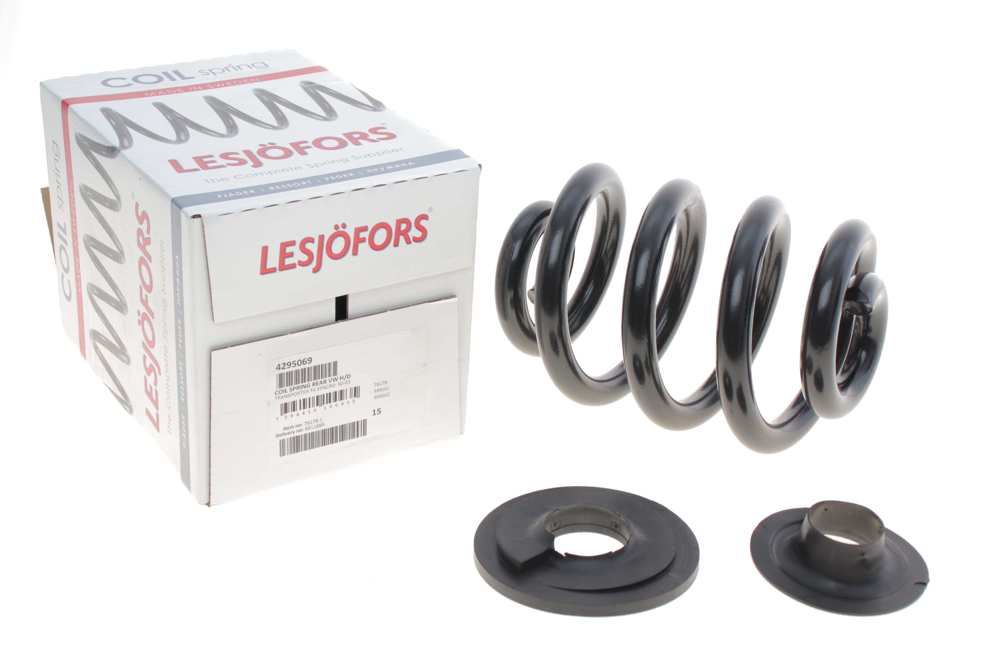 Пружина (задня) VW T4 1.8-2.5/1.9D/TD/2.4D/2.5TDI 90-03 (фург/з борт.пл) (червона, коричн.) (HD)