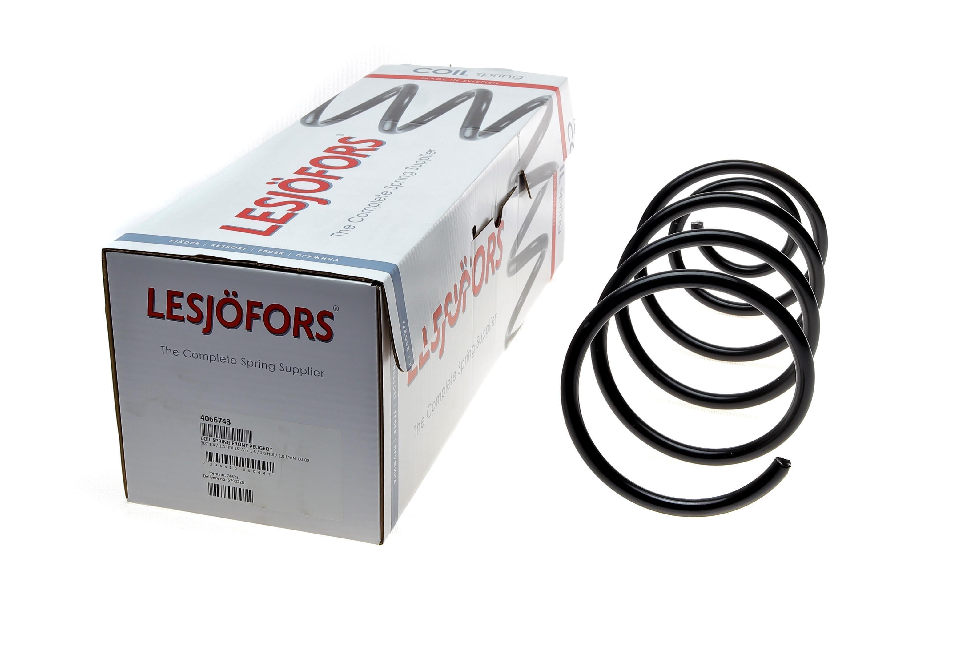 Пружина (передня) Peugeot 307/SW 1.4-1.6/16V/HDi/2.0/2.0 16V (МКПП для 2.0) 00-12 (накл.зад.ч/унив)