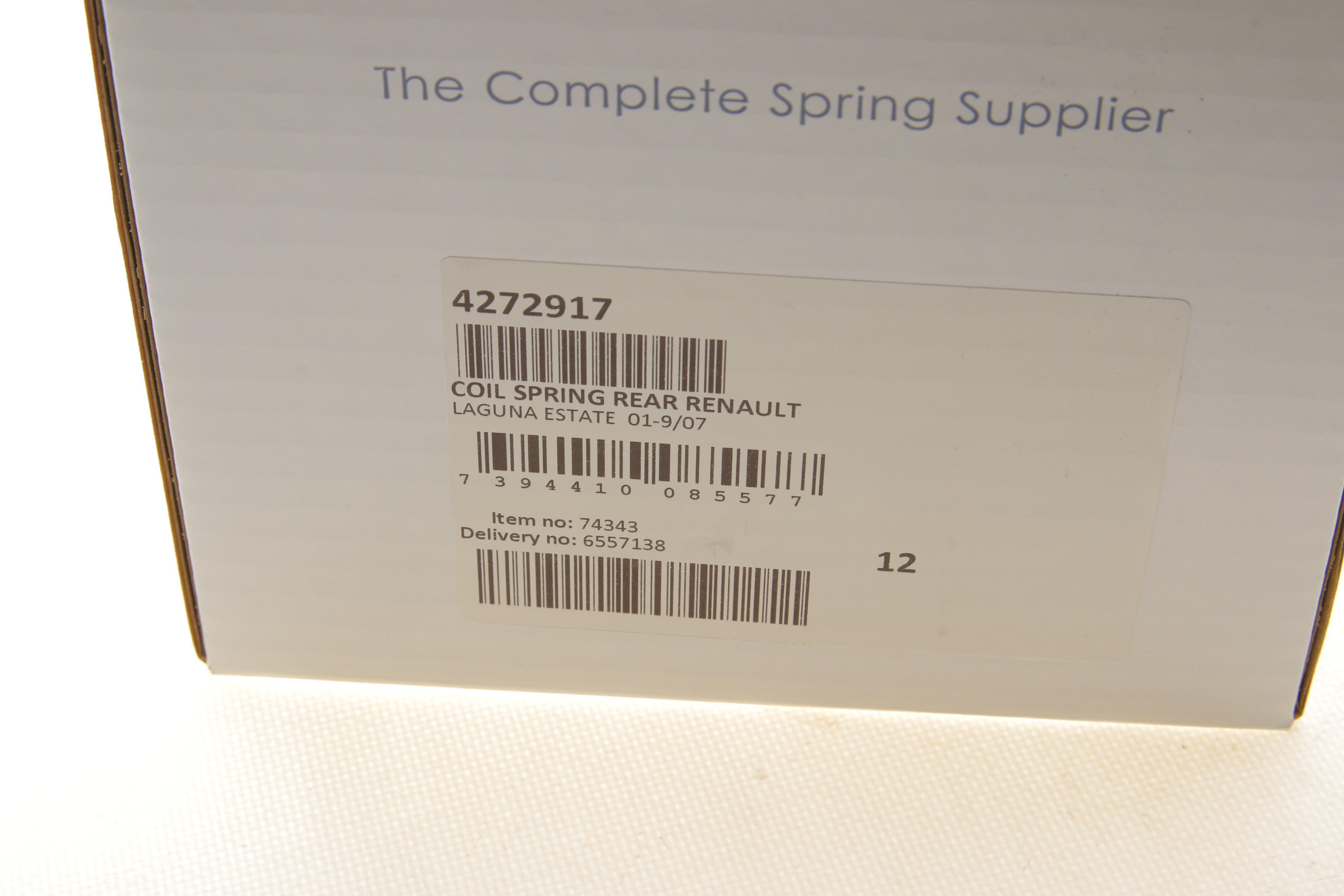 Пружина (задня) Renault Laguna Grandtour II 1.6-2.0 16V/1.9-2.2dCi/2.9-3.0 V6 24V 01-07 (унів.)