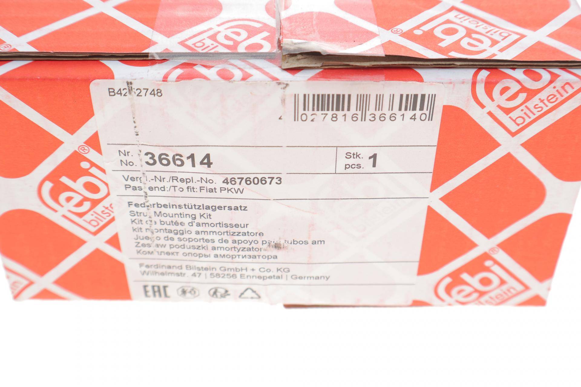 Подушка амортизатора (переднього) Fiat Doblo Cargo 01- (R)