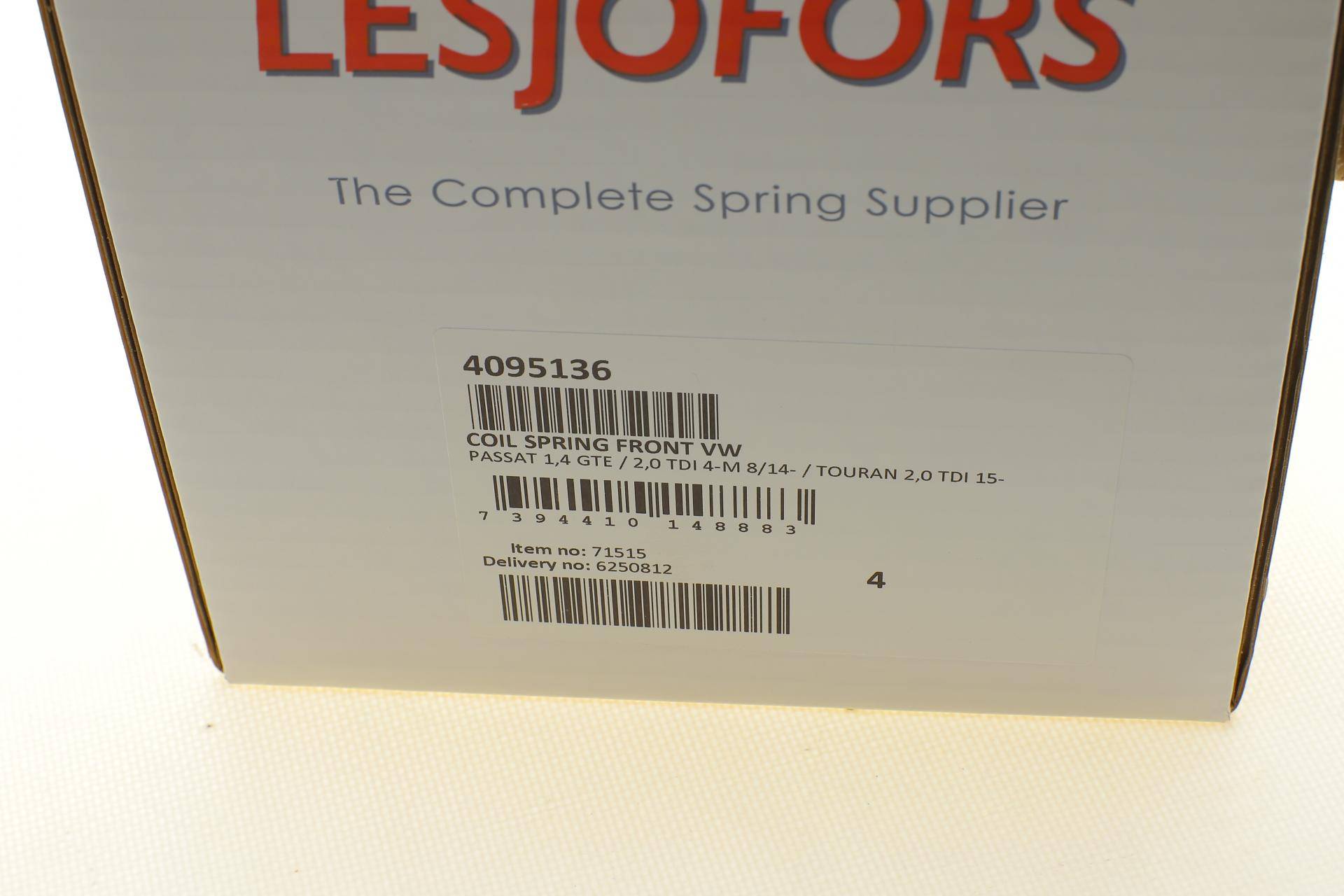 Пружина (передня) VW Passat B8 2.0TDI 4motion/1.4GTE Hybr. 14- (седан/ун)/Tiguan 2.0TDI 16- (SUV)