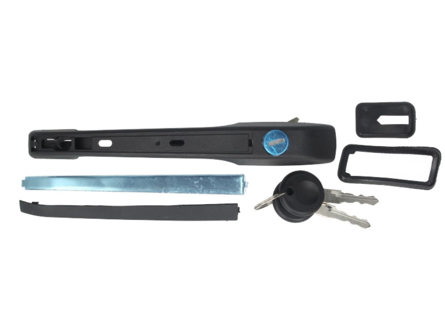 Ручка дверей зовнішня передня права з ключем Volkswagen Caddy I, Golf II, Jetta II, Passat B2 1980–1992