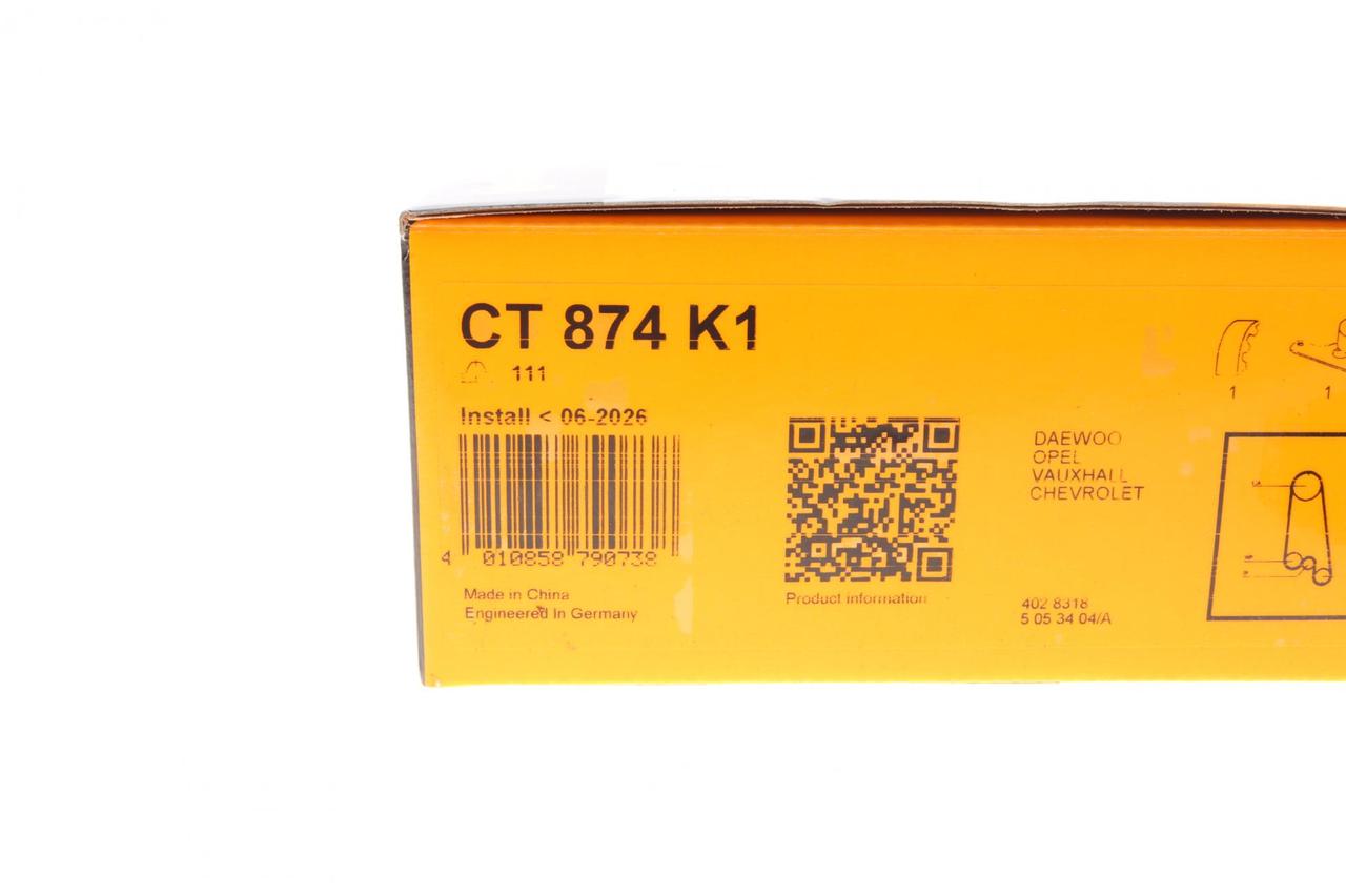 Комплект ГРМ Opel Astra F/G/Combo/Corsa/Daewoo Lanos 1.2-1.6 85- (17x111z)