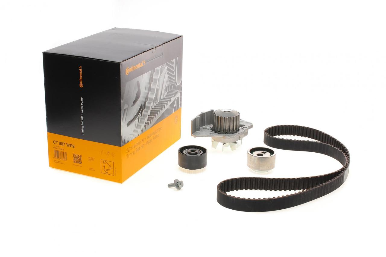 Комплект ременя ГРМ ( +ролік +помпа) Сітроен Берлінго, Джампі, Пежо, Партнер, Експерт - 2.0HDI 98-11 (25x141z)