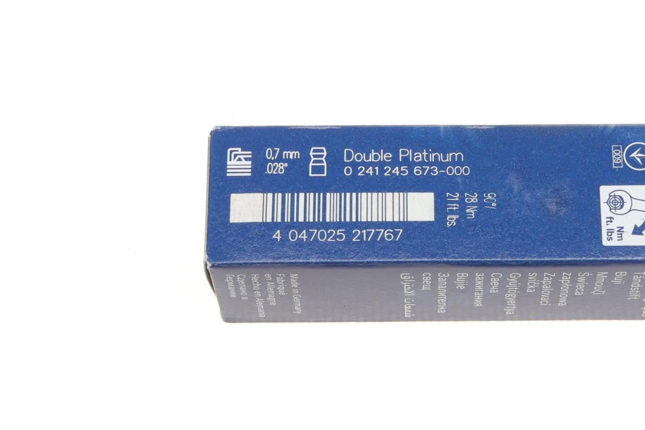 Свічка запалювання Audi A4/A6/VW Golf VII/Passat 1.8TFSI/2.0TFSI 11- (Double Platinum)