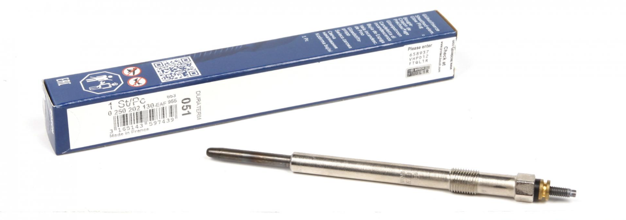 Свічка розжарювання Ford Transit 2.0/2.4 DI/TDCi/Citroen Jumper 2.2HDI