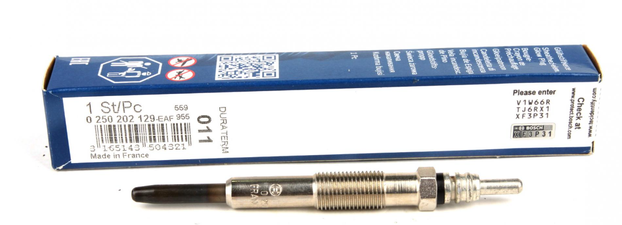 Свічка розжарювання Renault Kangoo 1.9D (47kW F8Q) (під защелку)