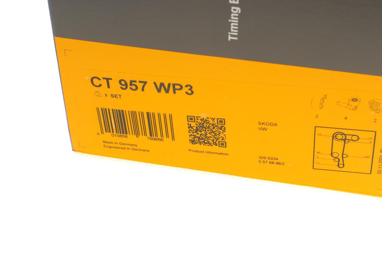 Комплект ГРМ + помпа VW Caddy/Golf 1.4 05-13/Polo 1.4 01-/Skoda Fabia 1.4 99-14 (20x130z/17x58z)
