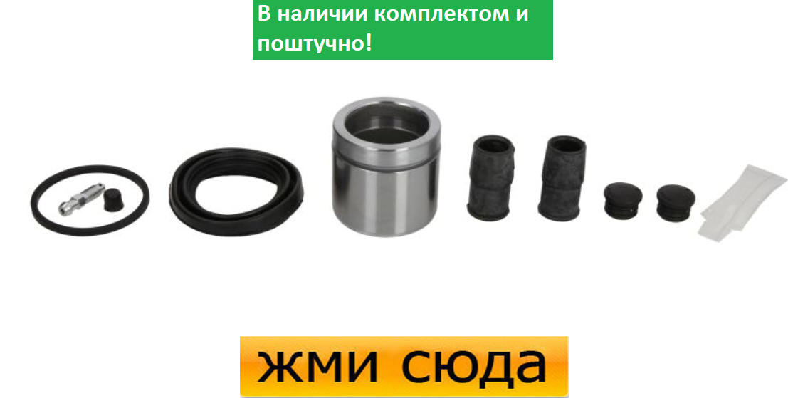 Ремкомплект супорта (переднього) Renault Logan/Dacia Logan 07- (d=54mm) (ATE)