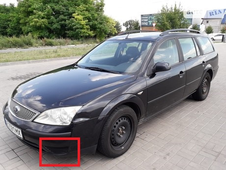 Решітка бампера Форд Мондео 3 - Ford Mondeo 3 2003-2005 (комплект)