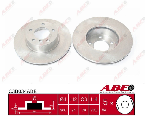 Передній гальмівний диск BMW 3 E90, 1 E81, E87 - 2003-