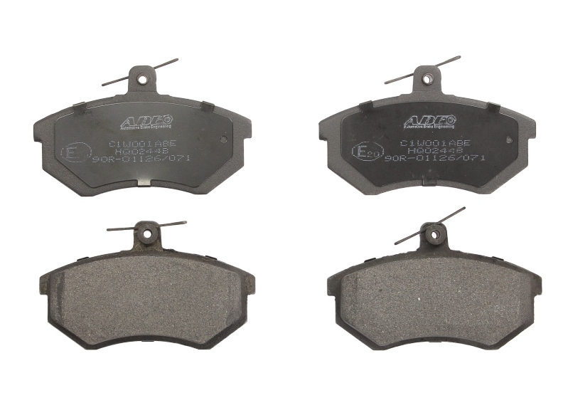Передні дискові гальмівні колодки AUDI 100, 200, A4, VW PASSAT B3, B4 1977-2012 ABE