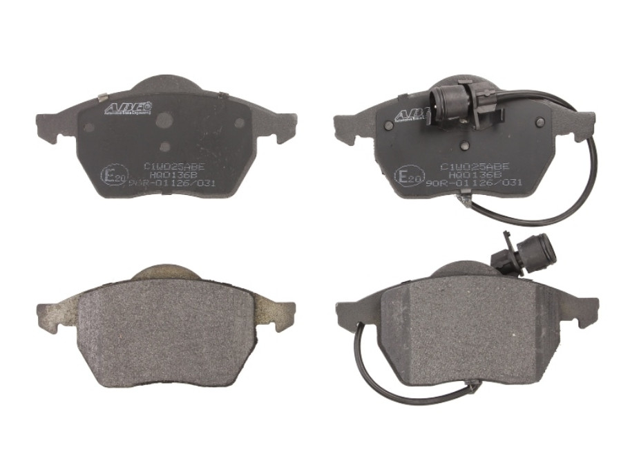 Передні дискові гальмівні колодки AUDI 100, A6, VW PASSAT B5 1990-2005 ABE