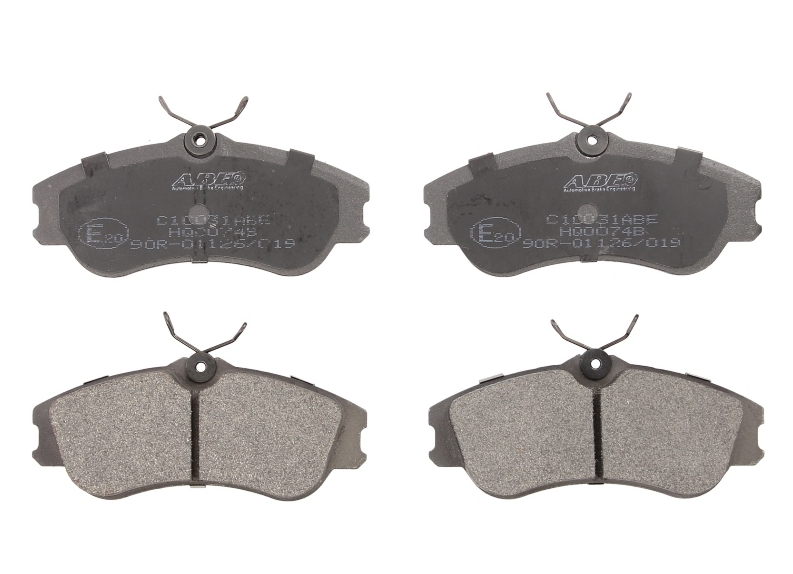 Передні дискові гальмівні колодки PEUGEOT PARTNER, 206 CITROEN BERLINGO, JUMPY 1995-