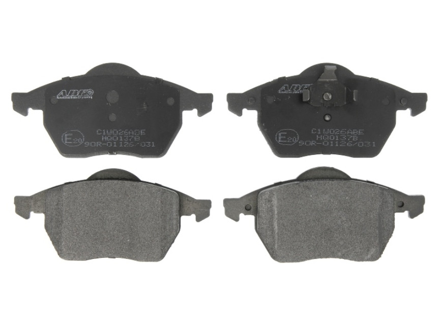 Передні дискові гальмівні колодки SKODA OCTAVIA TOUR, FABIA 3, VW GOLF 4, PASSAT B4, BORA