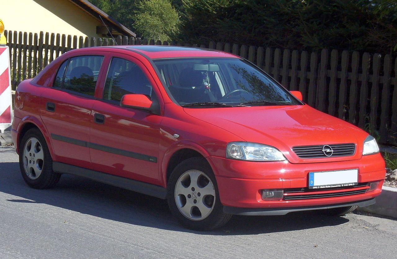 Задній амортизатор (стійка) Опель Астра Г - Opel Astra G - 1998-2009