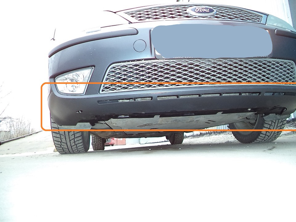 Cпойлер переднього бампера Форд Мондео 3 - Ford Mondeo 3 (2003-2005)