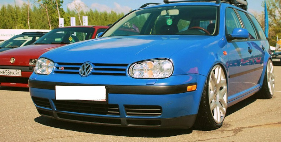 Cпойлер-губа переднього бампера Фольксваген Гольф 4 ВР6 - Volkswagen Golf 4 VR6 (1997-2006)