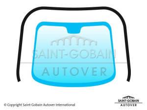 Ущільнювач-молдинг переднього лобового скла TOYOTA COROLLA - Тойота Королла 2002-2007